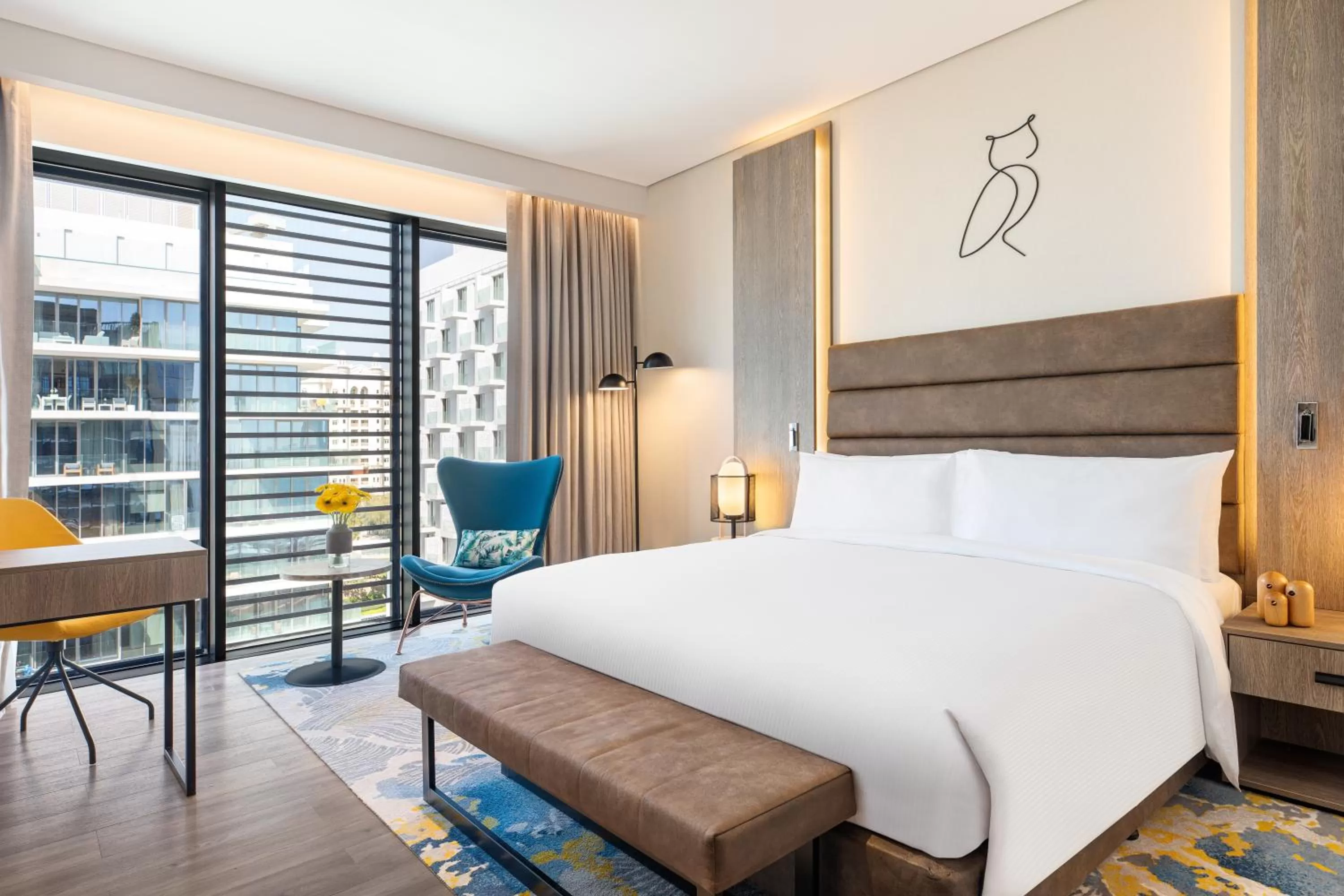 One-Bedroom Family Suite with Sofa Bed and City View in voco Dubai The Palm, an IHG Hotel