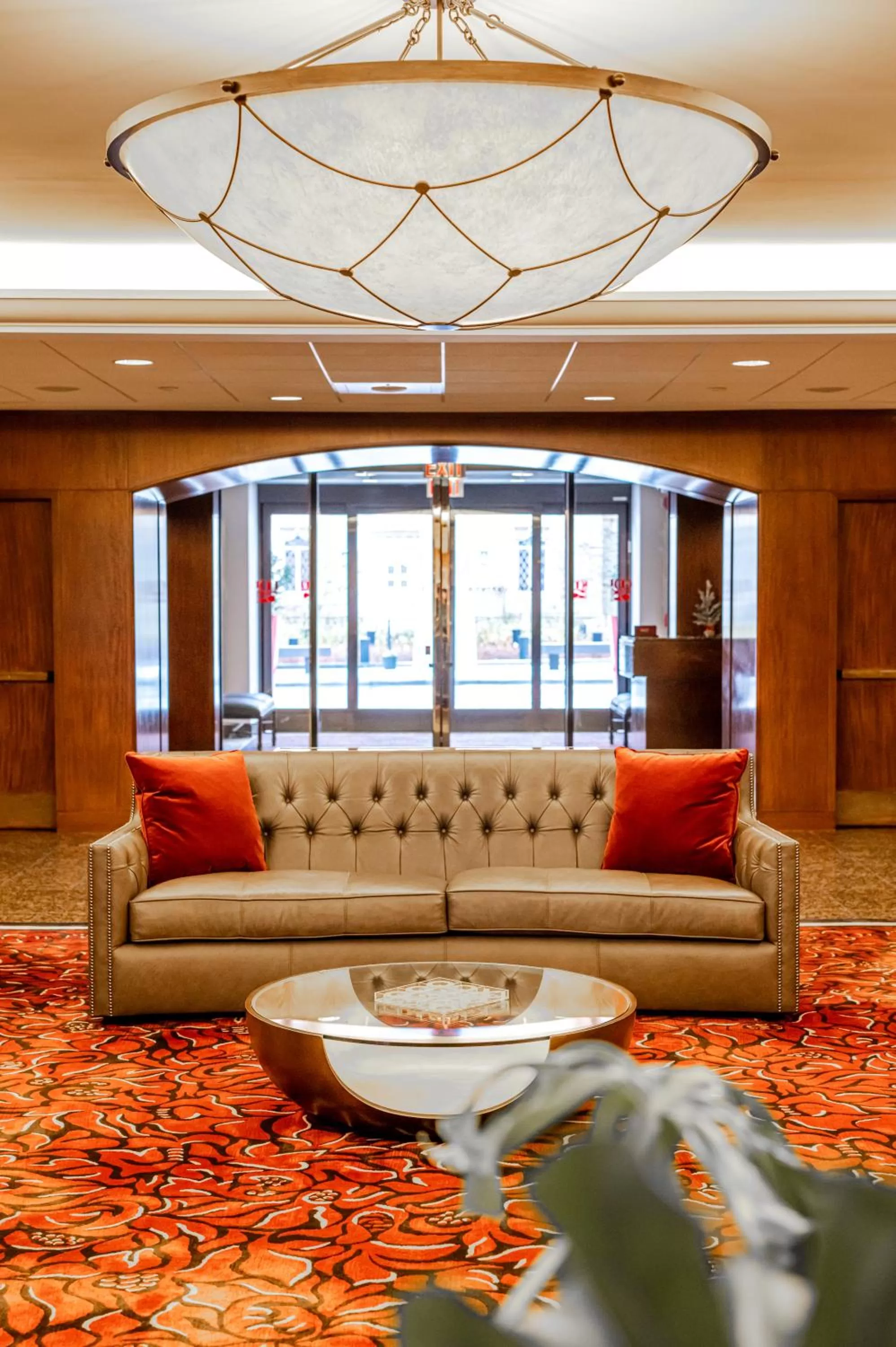 Lobby or reception in The Statler Hotel at Cornell University