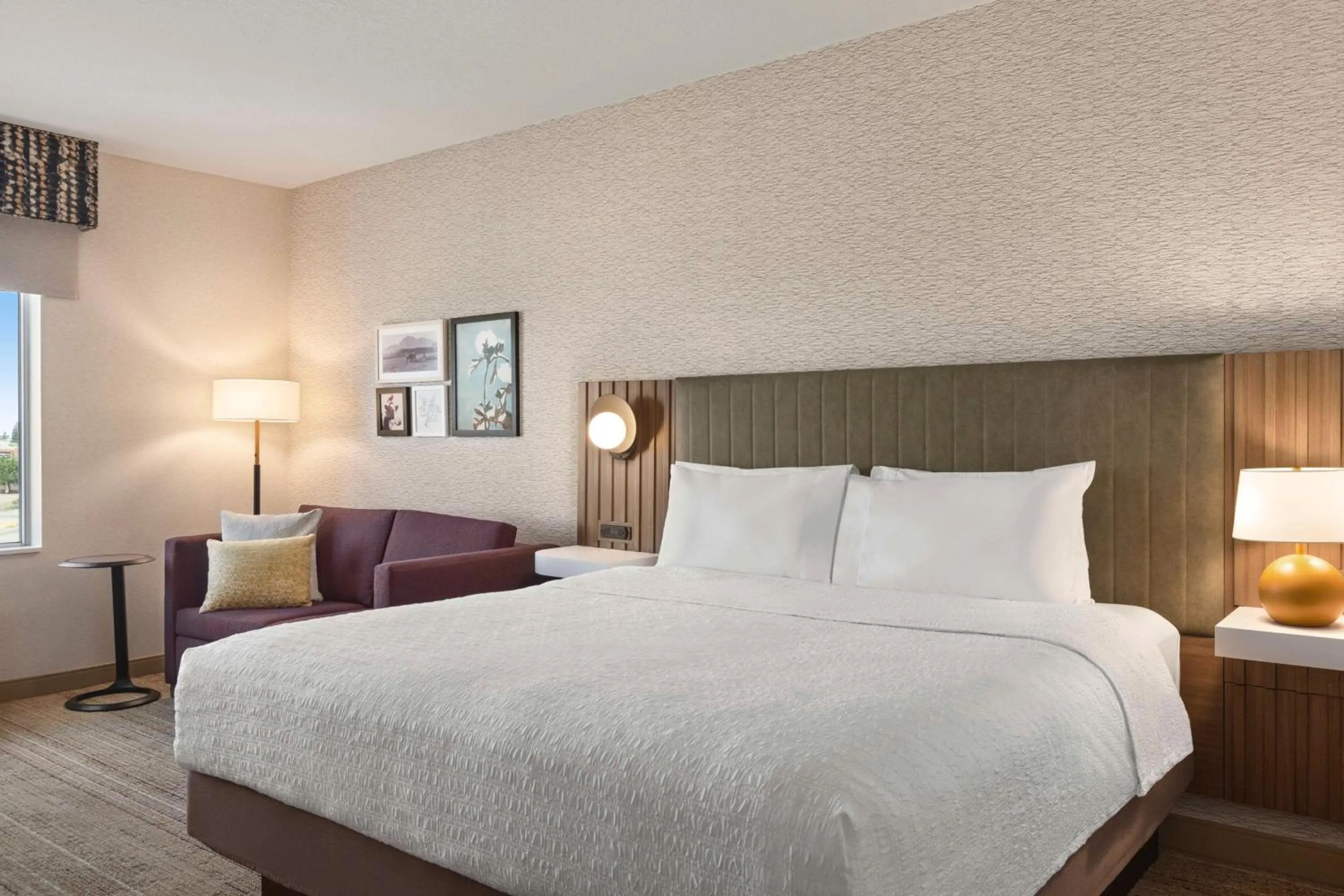 King Room with Sofa Bed in Hampton Inn Stockton, Ca