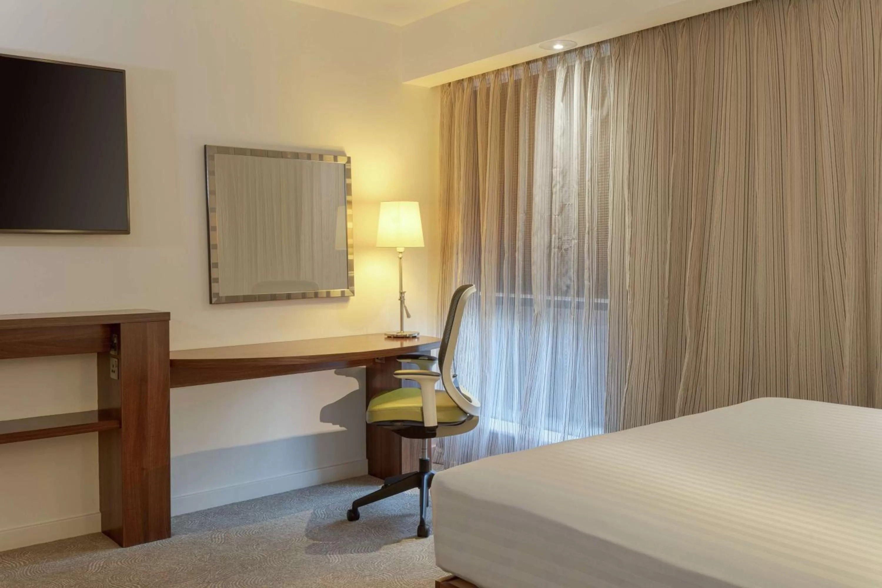 Queen Room with Roll-In Shower - Mobility Accessible/Non-Smoking in Hampton by Hilton Corby