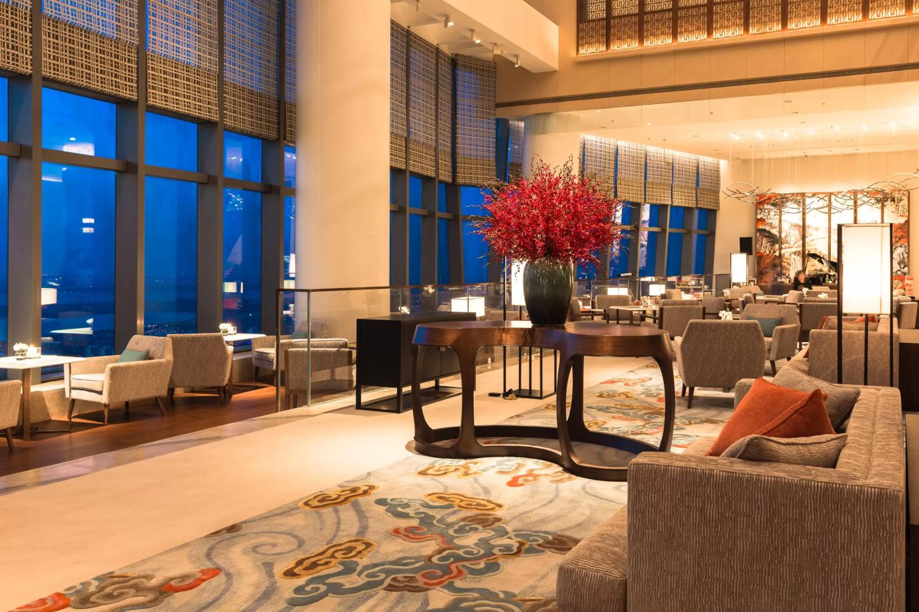 Lobby or reception in Suning Galaxy International Hotel Zhenjiang