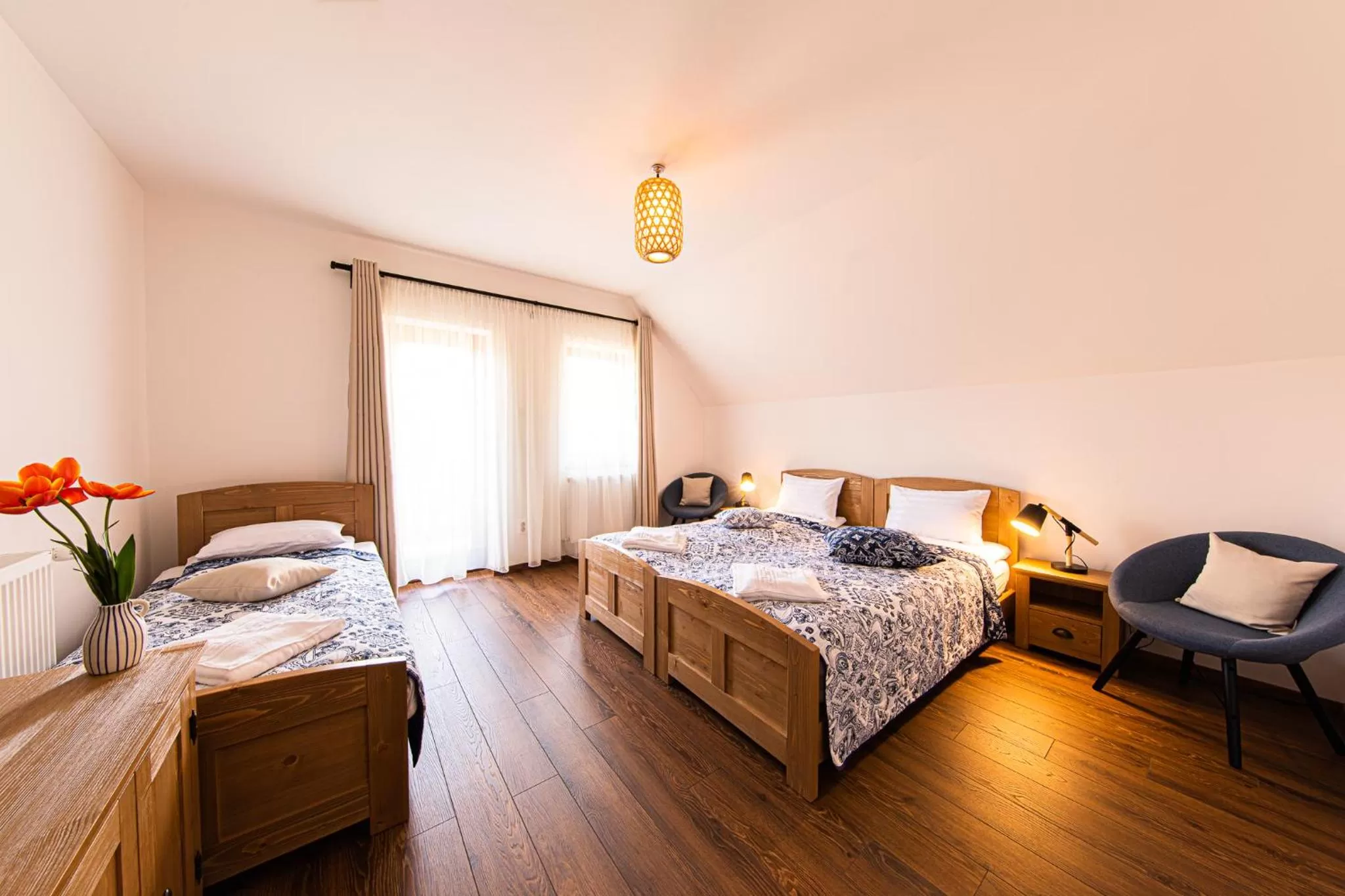 Triple Room with Balcony in Hygge Praid