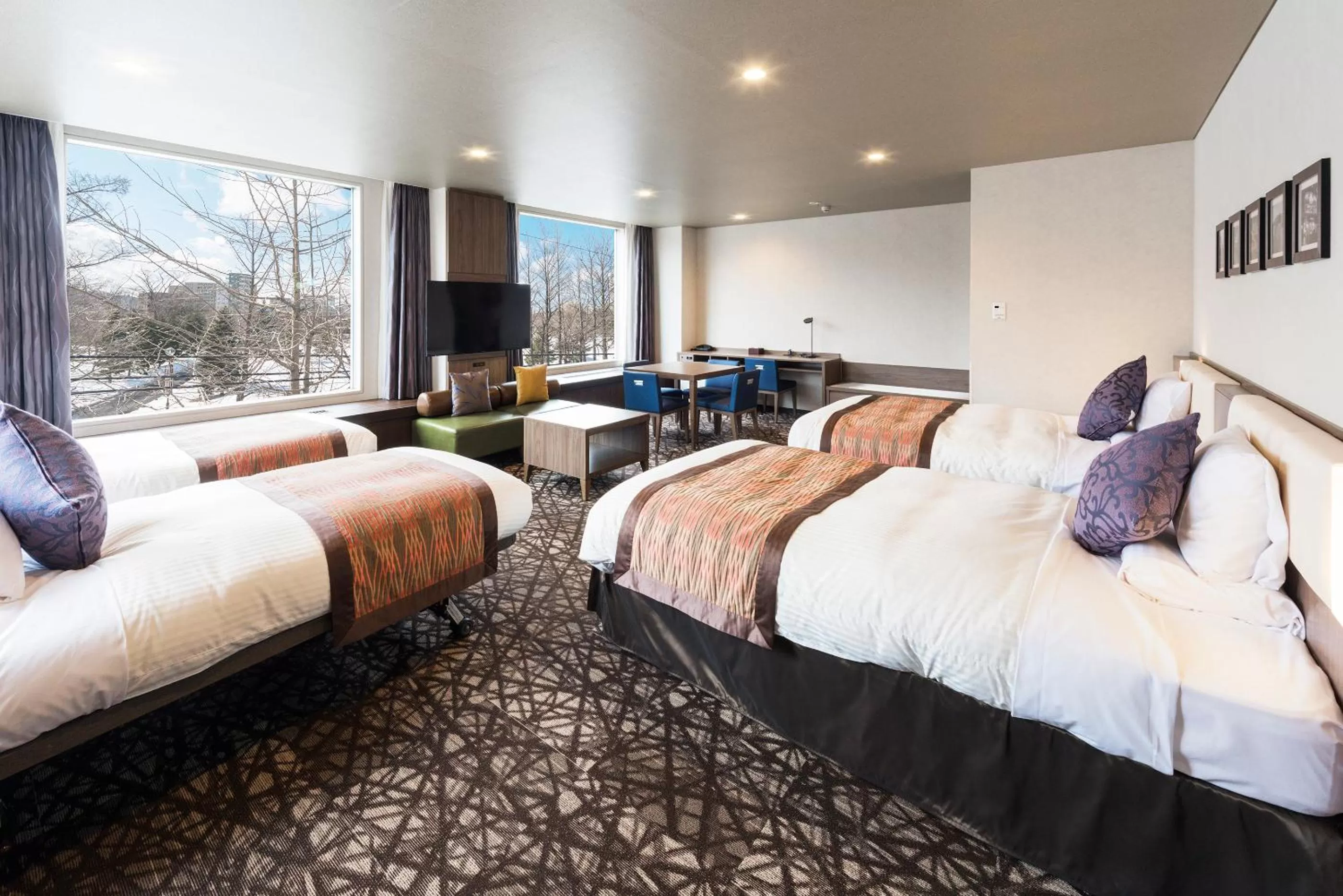 Superior Quadruple Room - Non-Smoking in HOTEL MYSTAYS Sapporo Nakajima Park