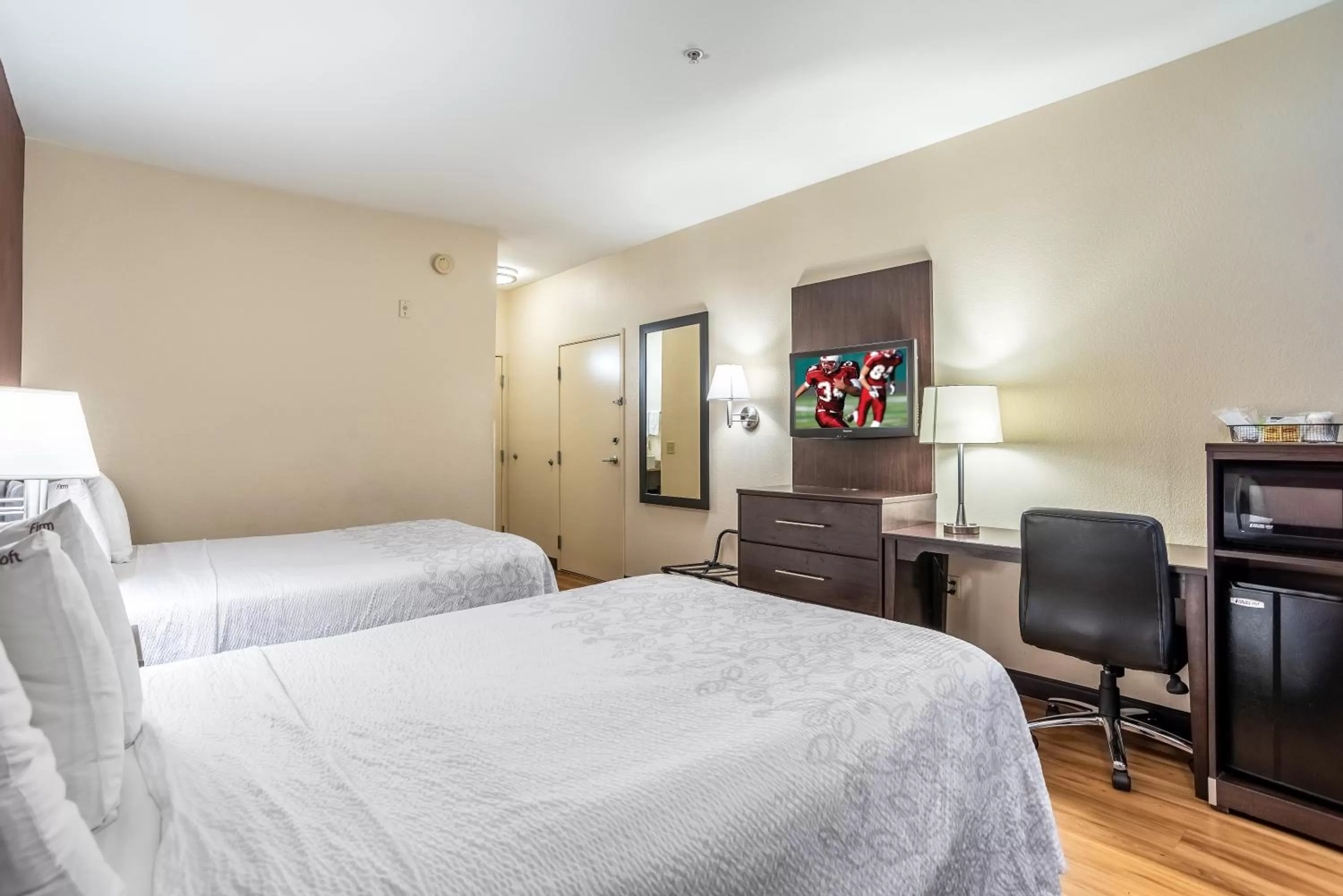 Deluxe Room with Two Double Beds Smoke Free in Red Roof Inn PLUS Raleigh Downtown NCSU Conv Center