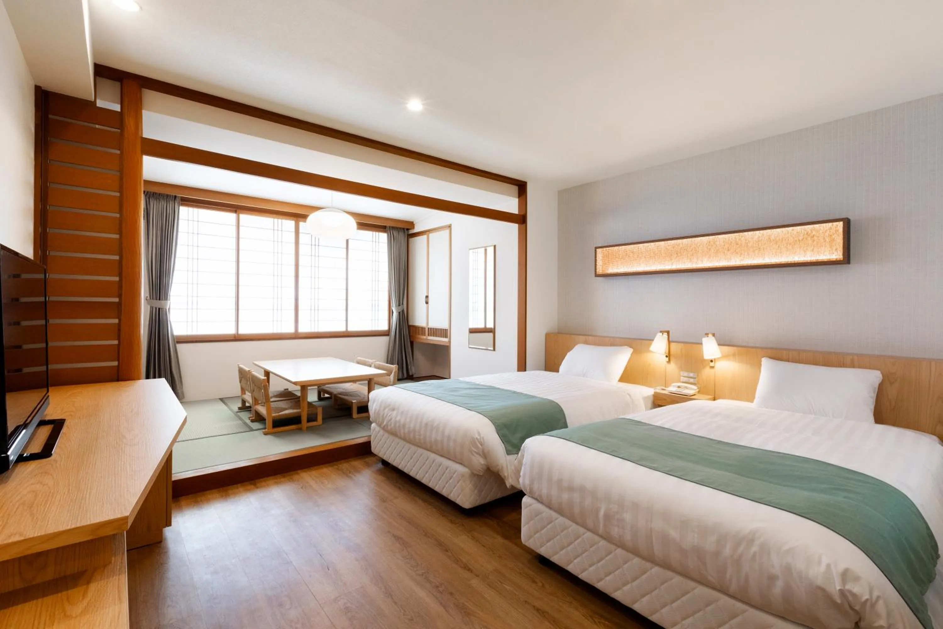 Twin Room with Tatami Area - single occupancy - Disability Access in Kitayuzawa Mori no soraniwa