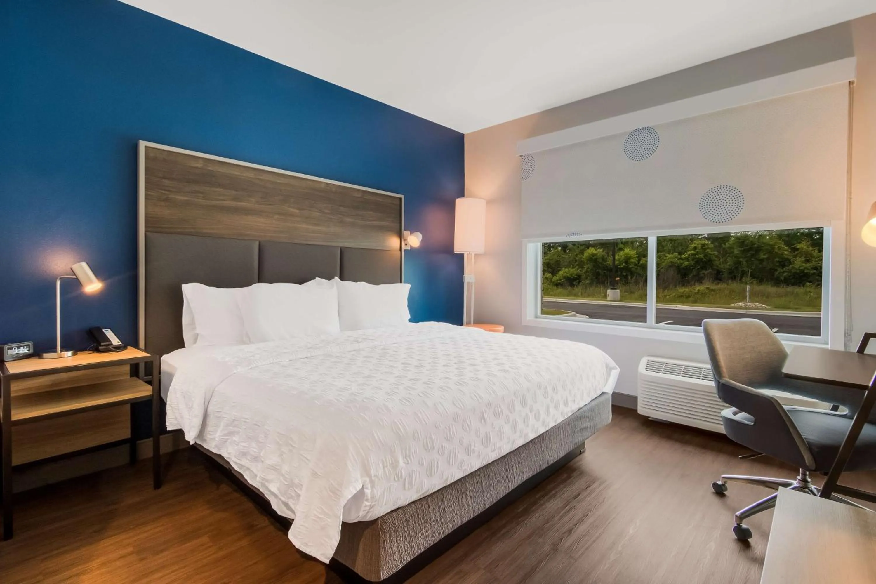 King Room with Walk-In Shower in Tru By Hilton Wilson