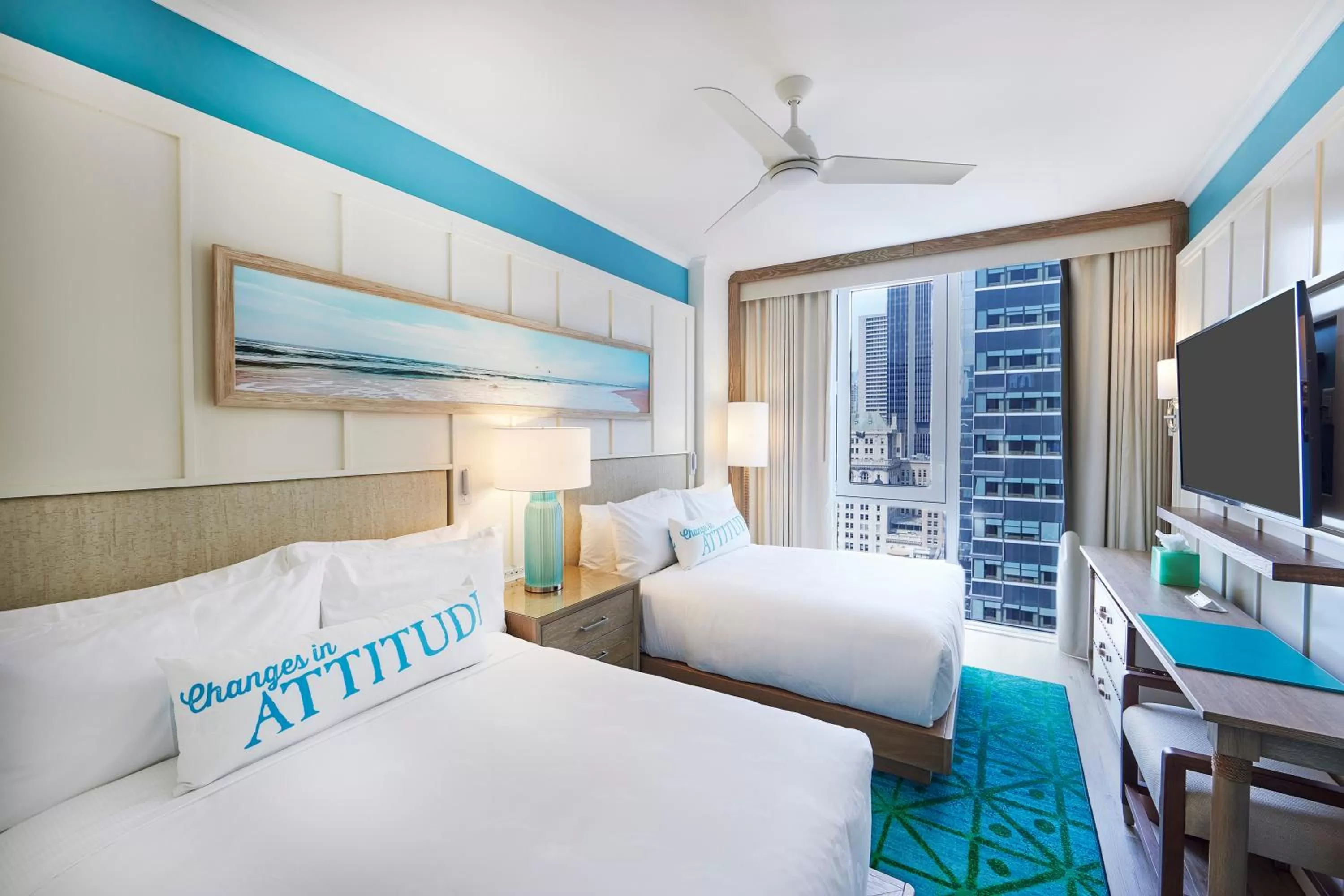Premium Two Double Beds Hearing Accessible in Margaritaville Resort Times Square