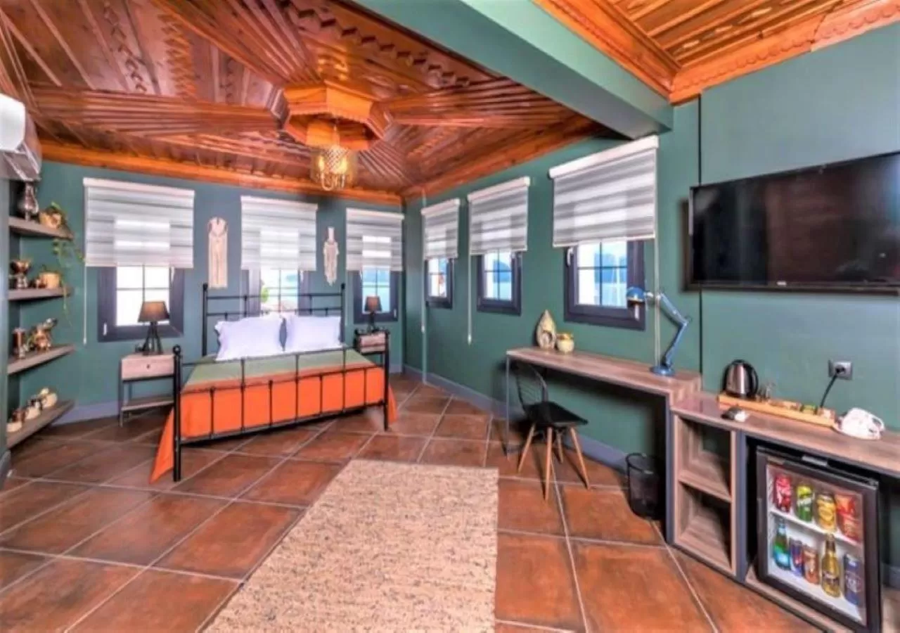 Deluxe Double Room with Balcony and Sea View in Sunset Hotel Marmaris