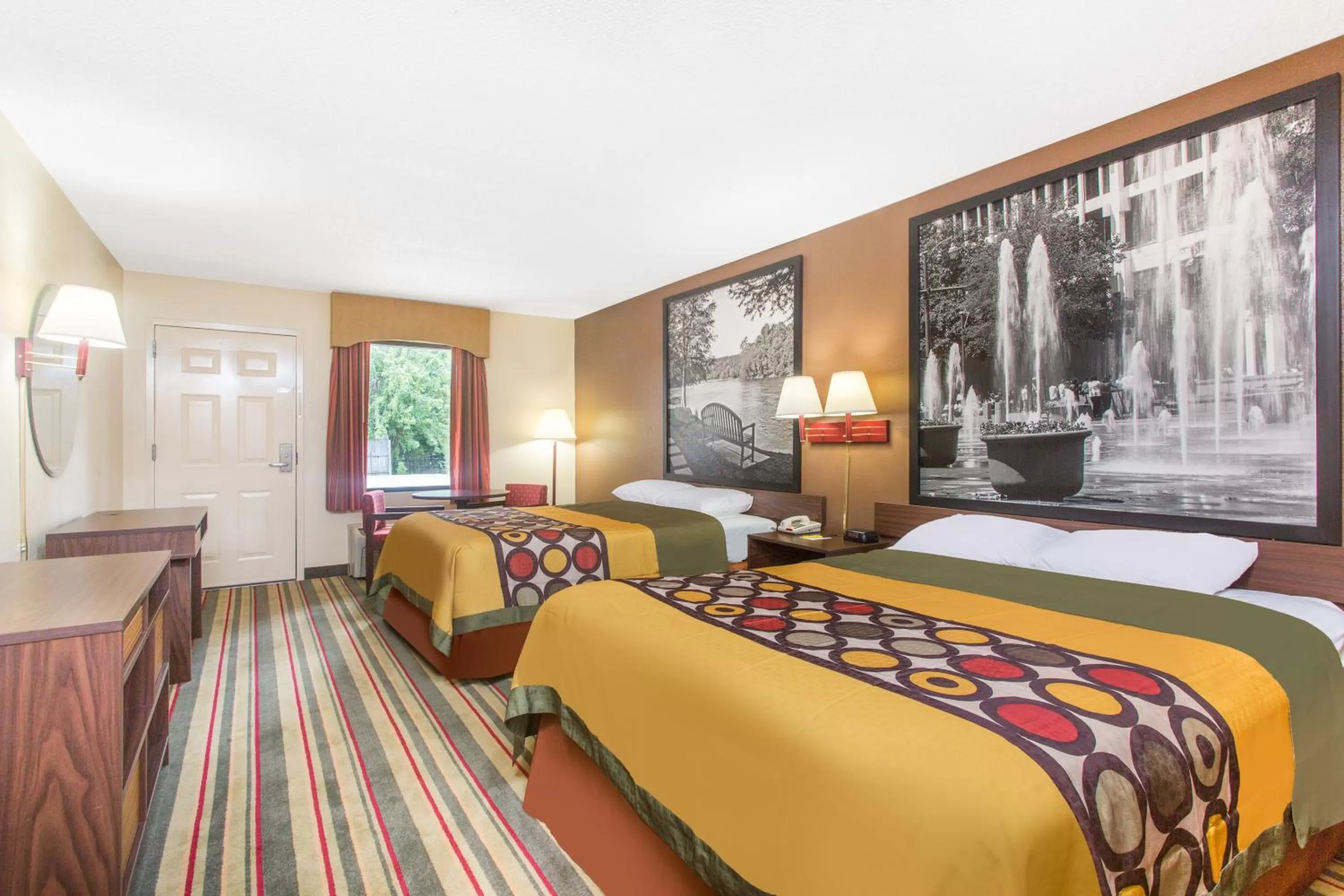 Queen Room with Two Queen Beds - Non-Smoking in Super 8 by Wyndham Dublin