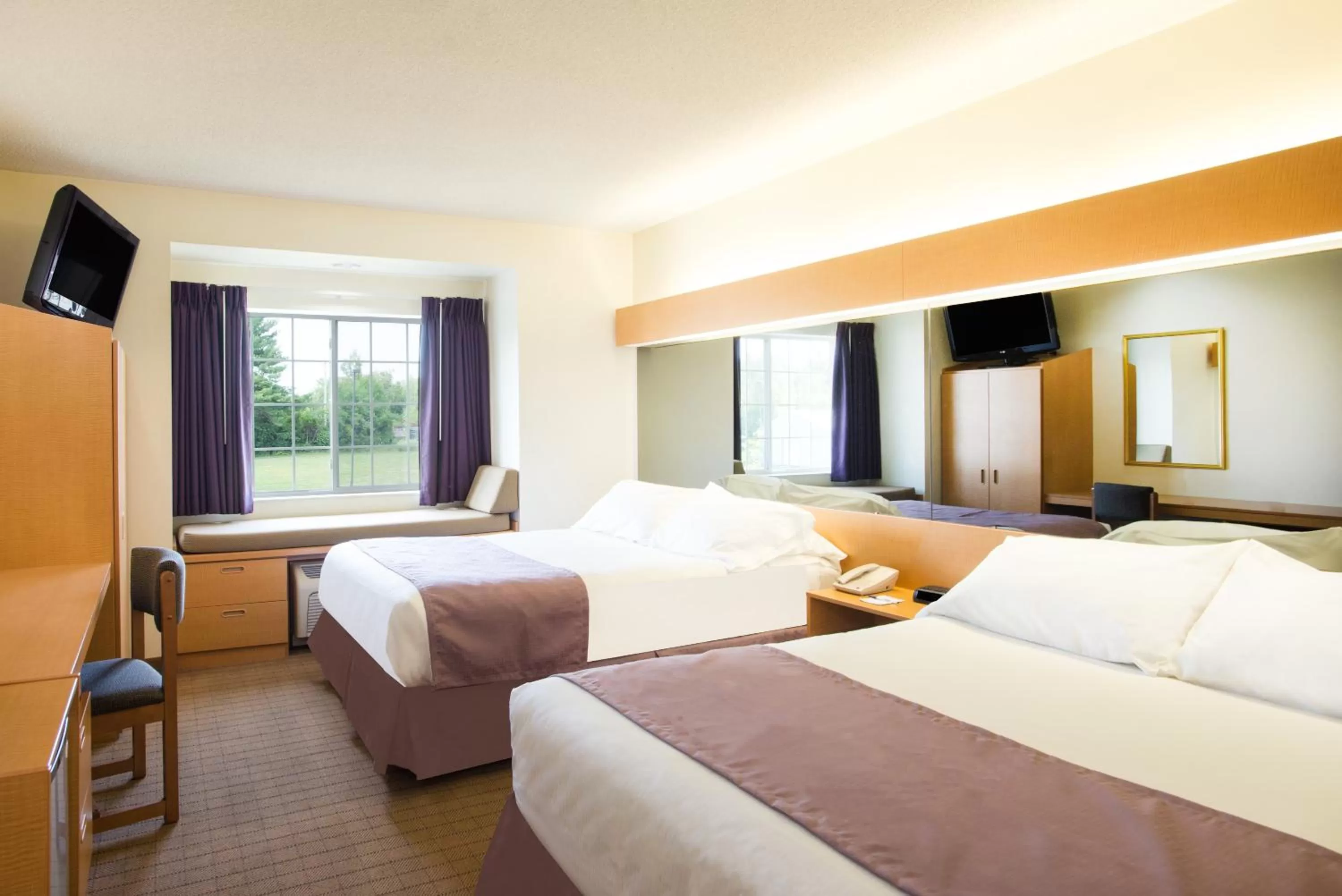 Queen Room with Two Queen Beds - Non-Smoking in Microtel Inn & Suites by Wyndham Plattsburgh