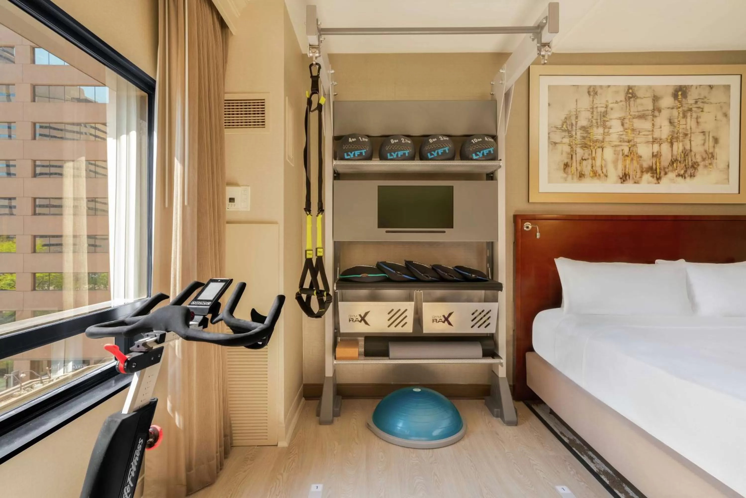 King Room with View in Hilton Denver City Center