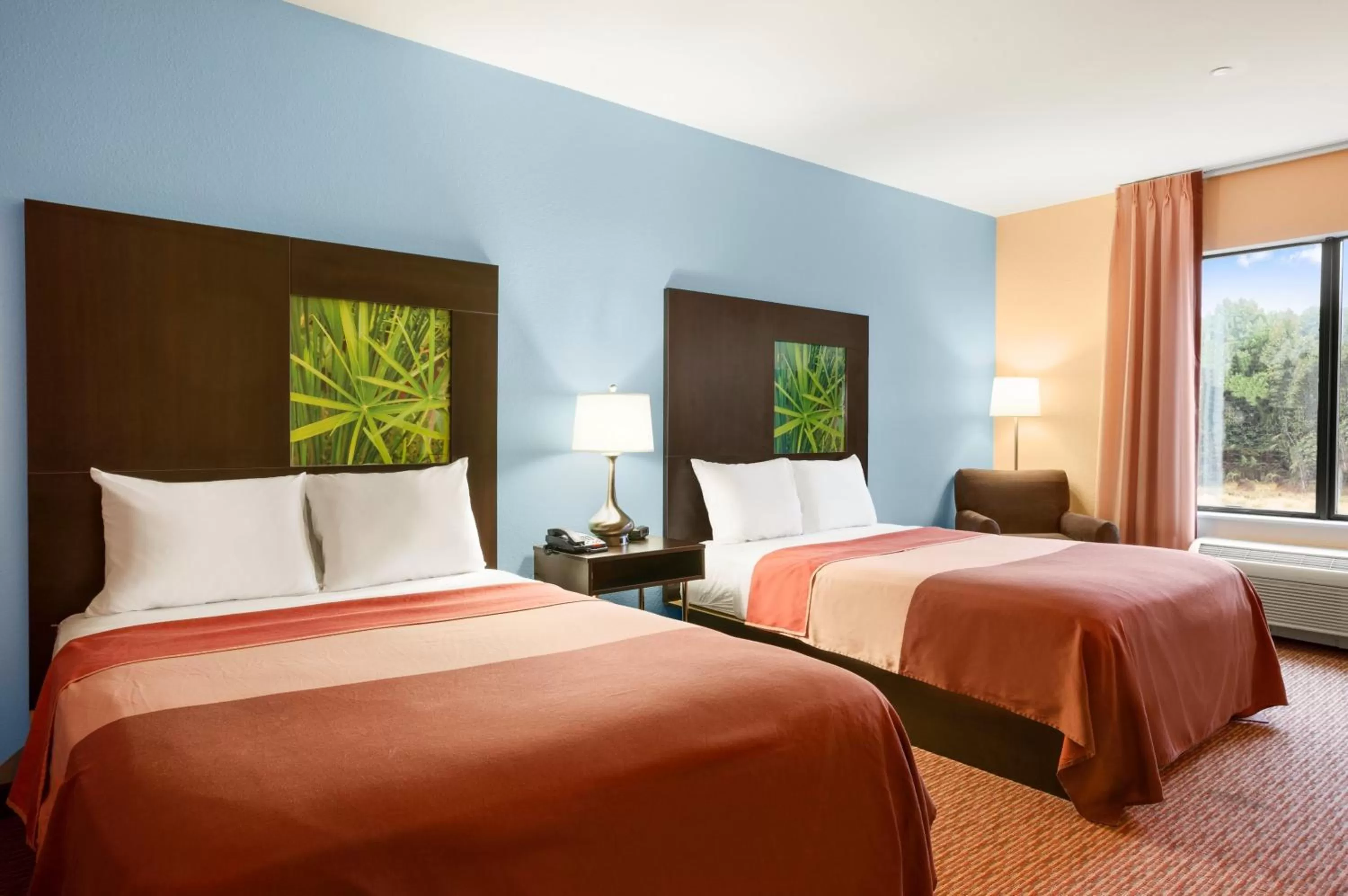 Queen Room with Two Queen Beds - Smoking in Super 8 by Wyndham Pennsville/Wilmington