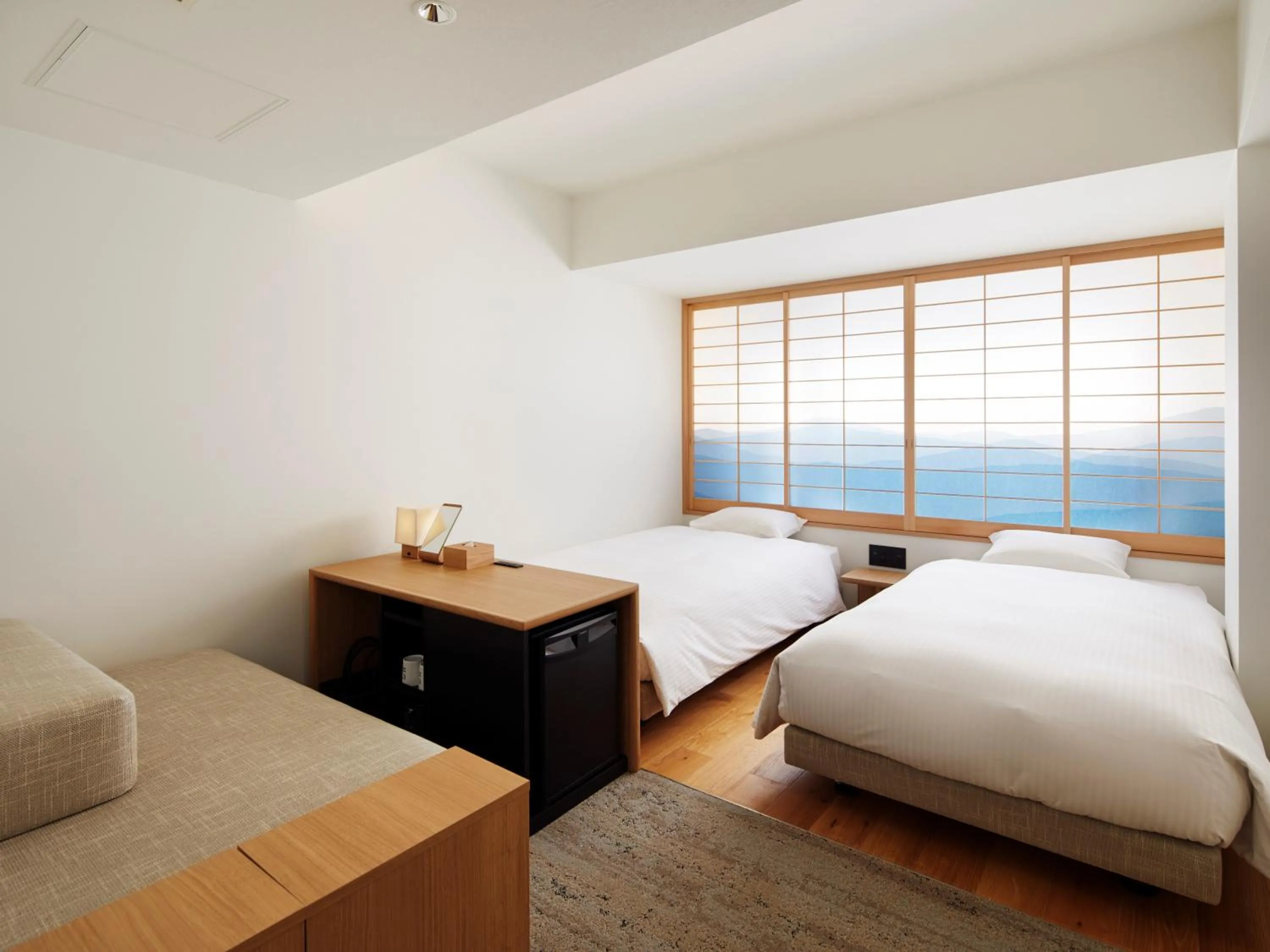 Twin Room in hotel androoms Kyoto Shichijo