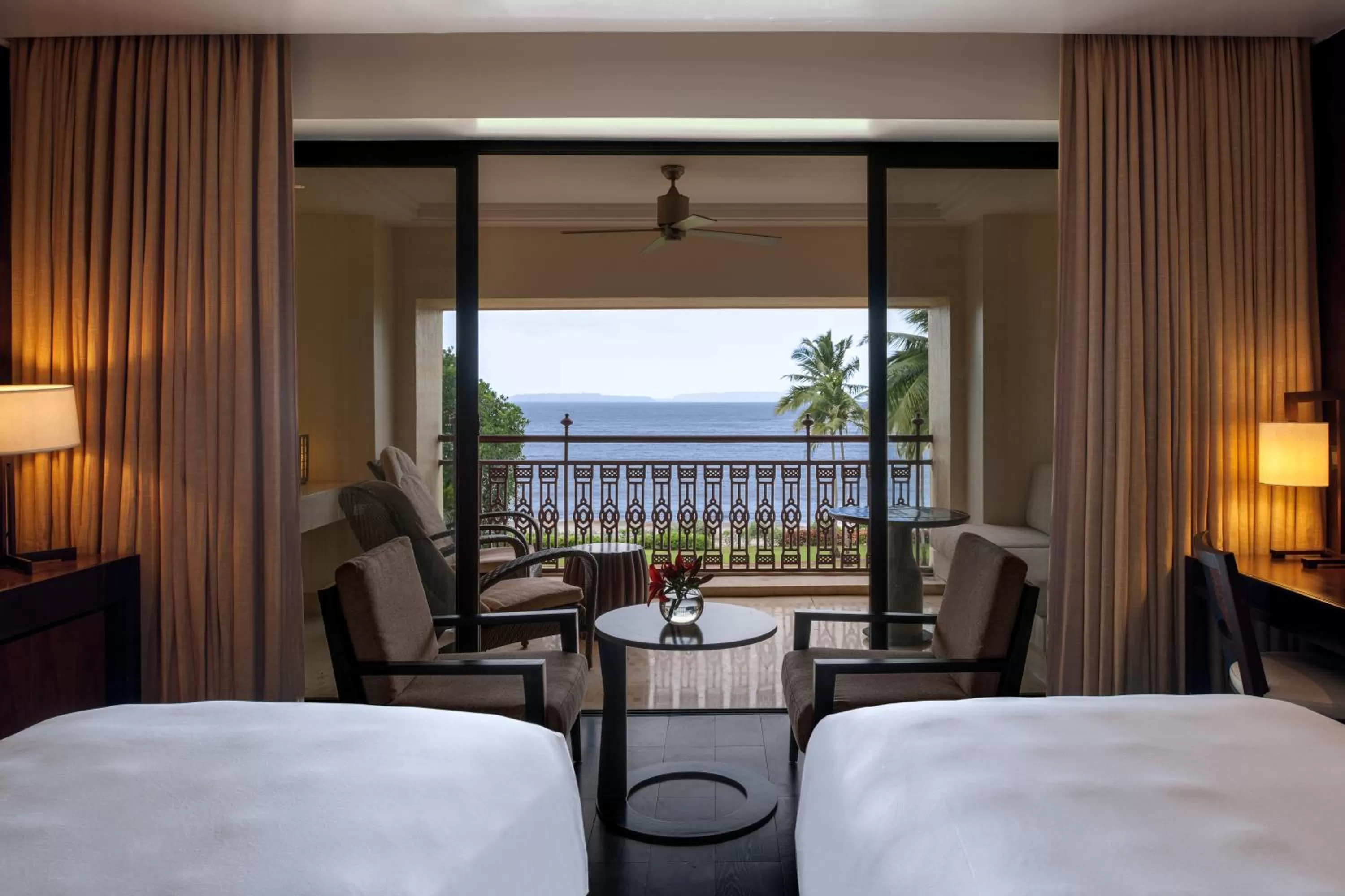 Twin Bed with Balcony Garden View Club Access - Complimentary Airport transfers from Dabolim and Mopa Airport in Grand Hyatt Goa