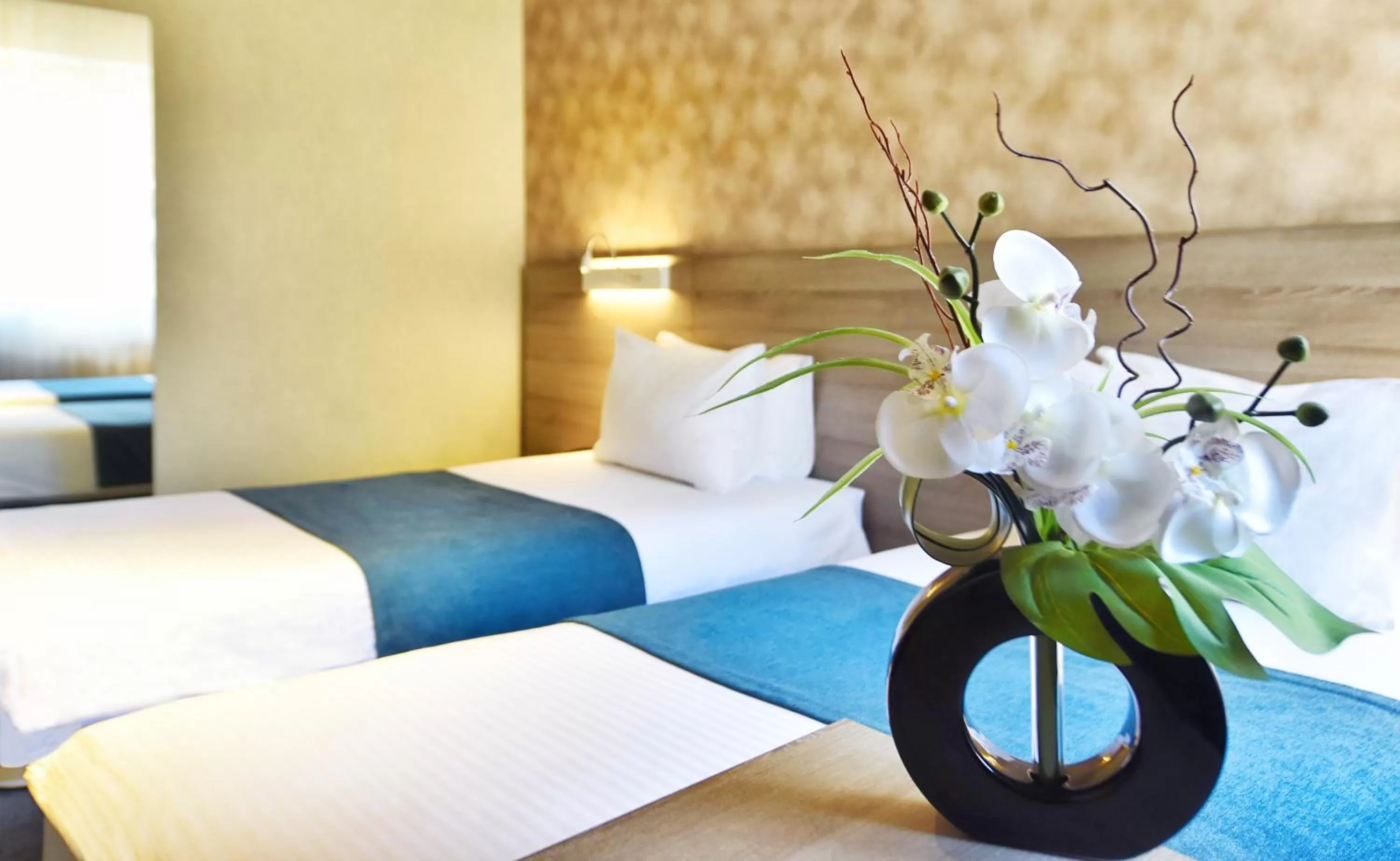 Decorative detail, Bed in Garni Hotel Mint
