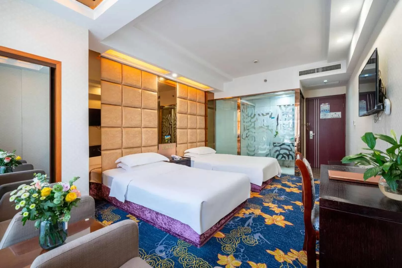 Business Twin Room in Yiwu Yuejia Business Hotel