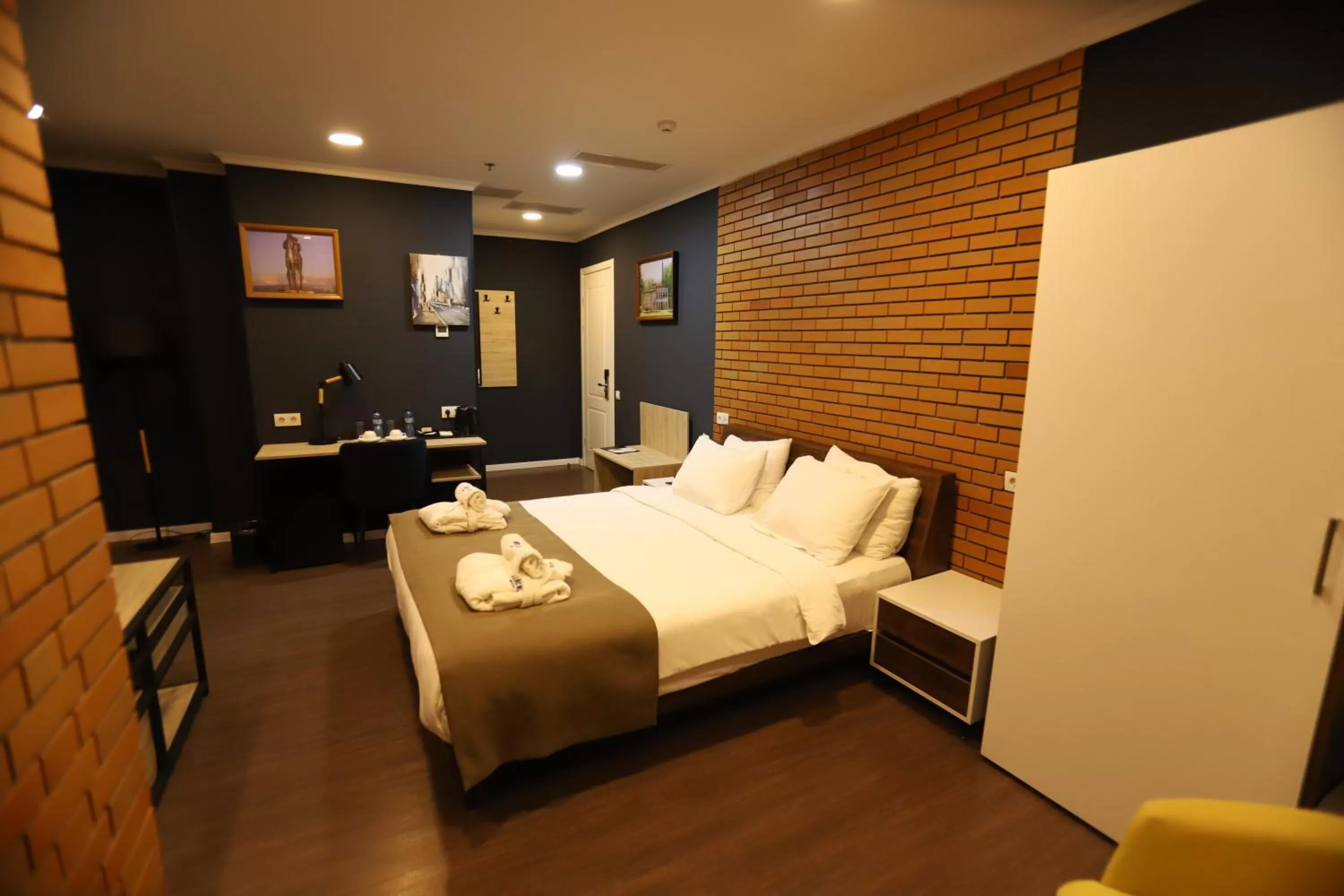 Photo of the whole room, Bed in Bricks Hotel