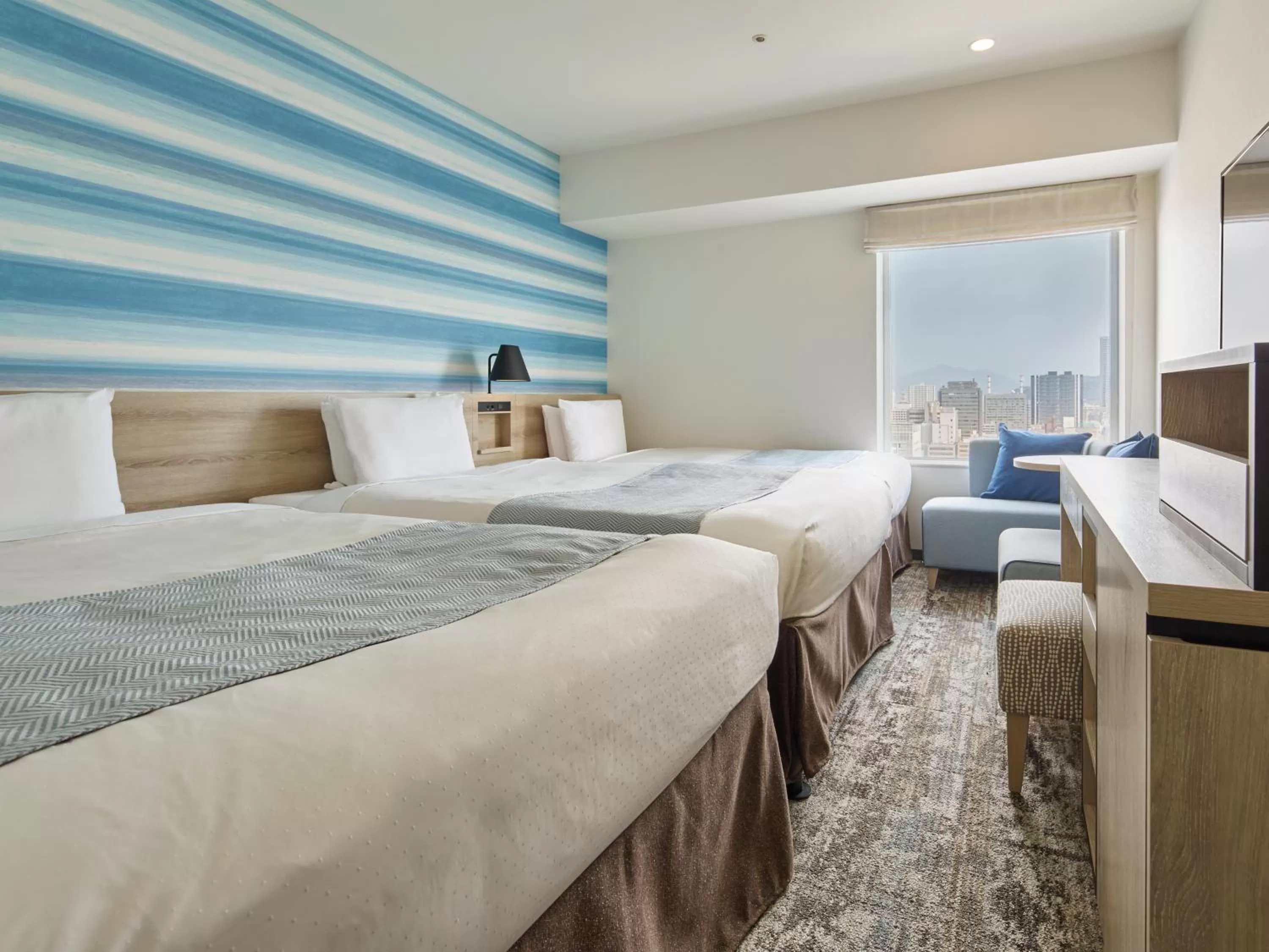 Moderate Twin Room (3 Bed) - Smoking in Mitsui Garden Hotel Hiroshima