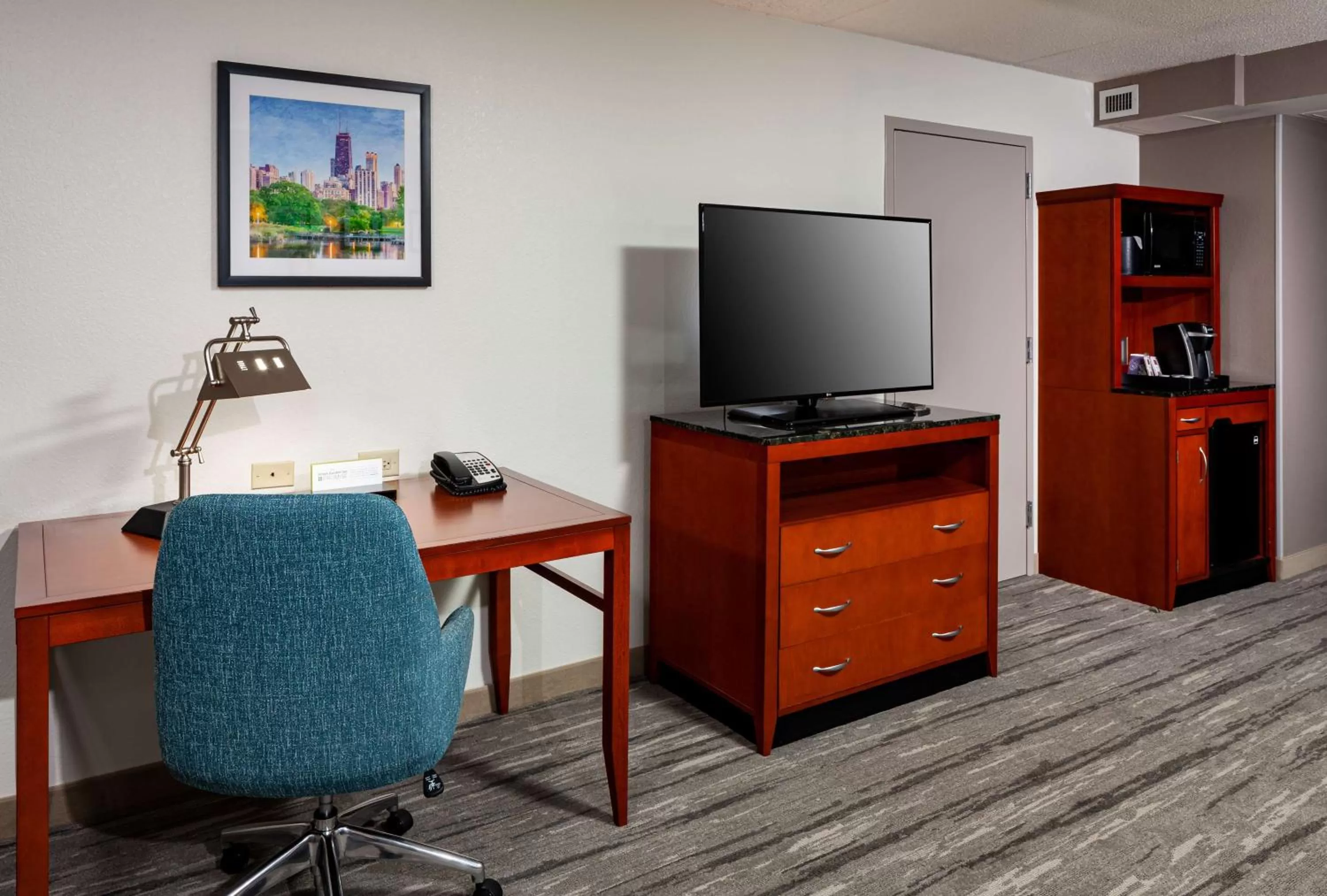 King Room with Tub - Mobility and Hearing Access in Hilton Garden Inn Chicago O'Hare Airport