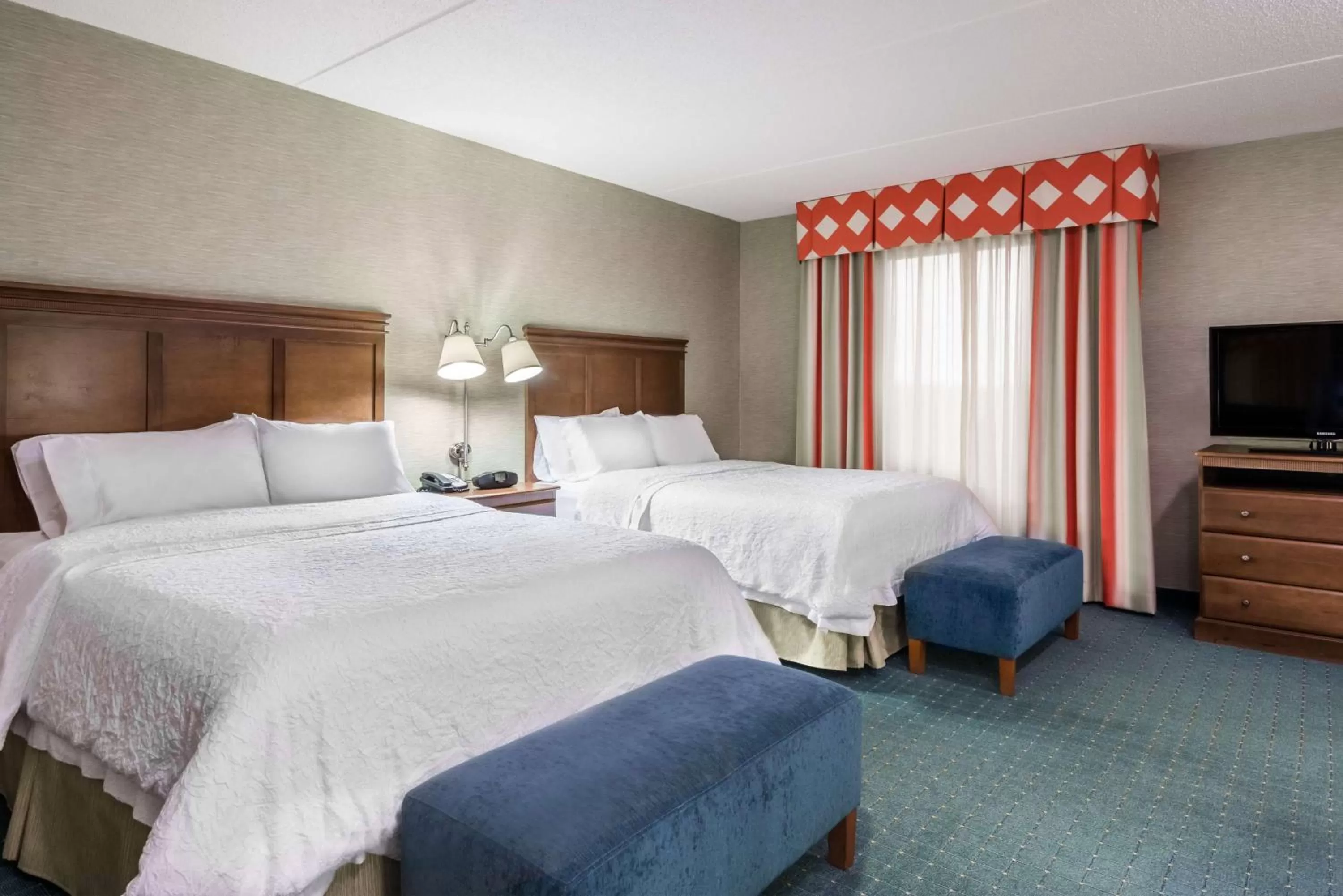 Queen Room with Two Queen Beds - Mobility Access/Non-Smoking in Hampton Inn & Suites Columbus Polaris