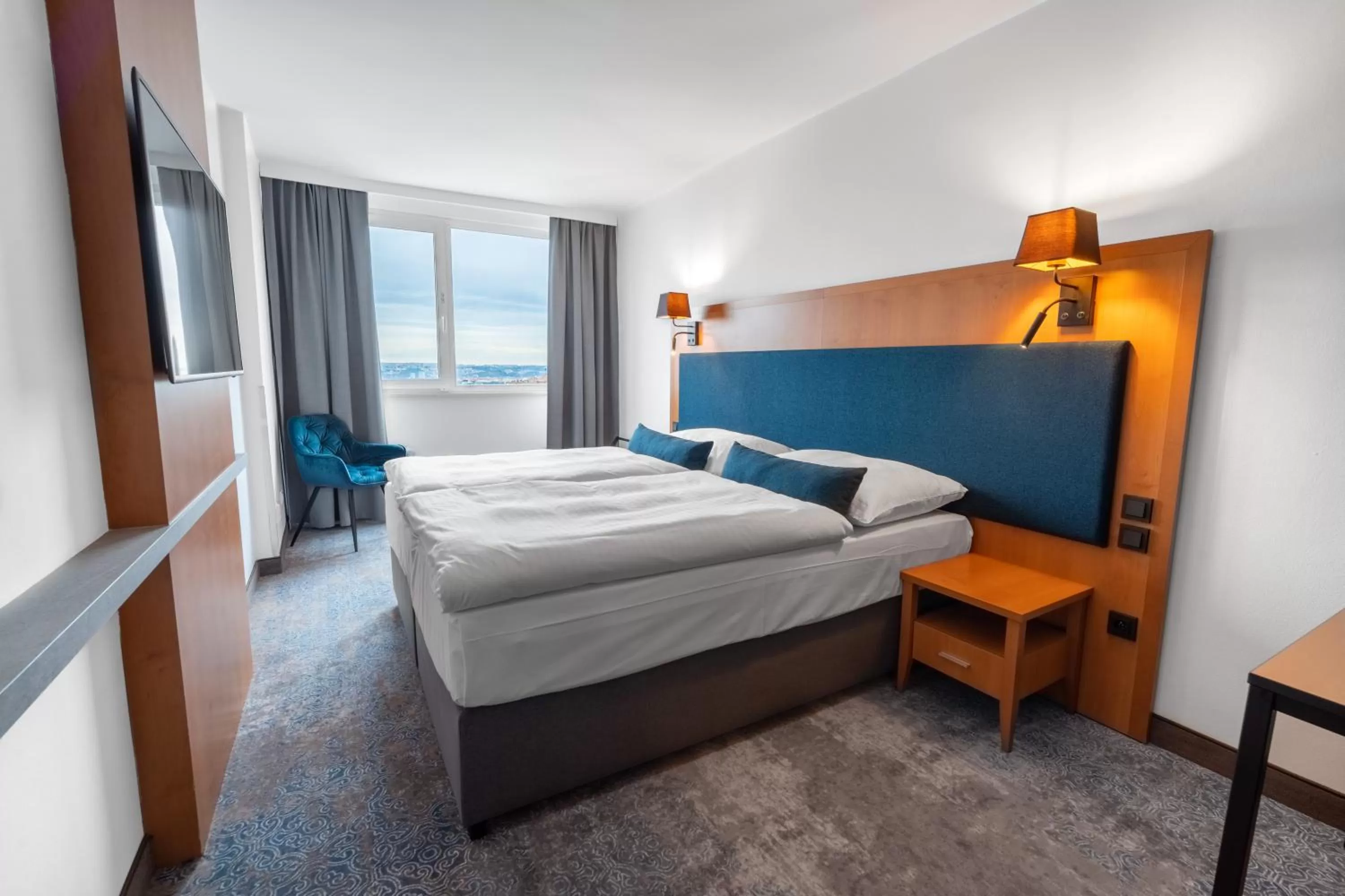 Classic Double Room with Free Pool Access in OREA Hotel Pyramida Praha