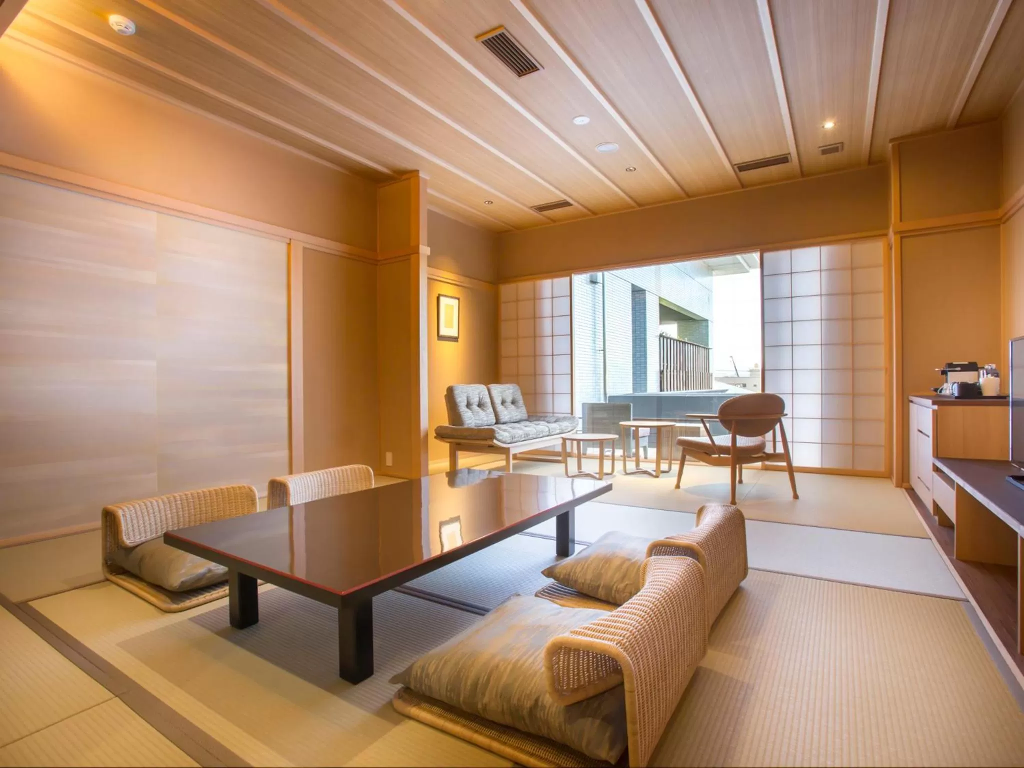 Japanese-Style Quadruple Room with Terrace - Non-Smoking (2nd Floor) in Saka Hotel Kyoto