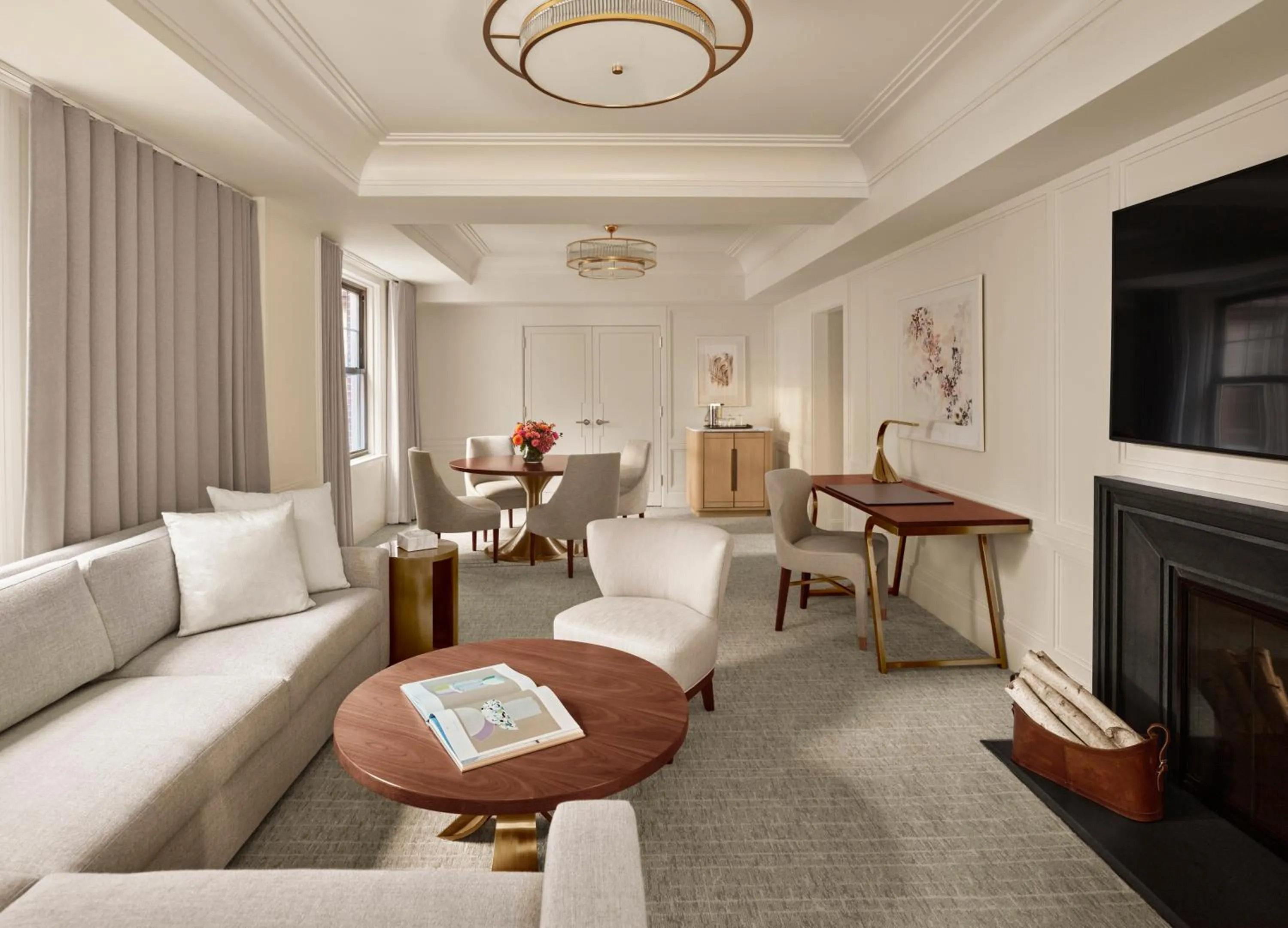 Deluxe King Suite in The Newbury Boston