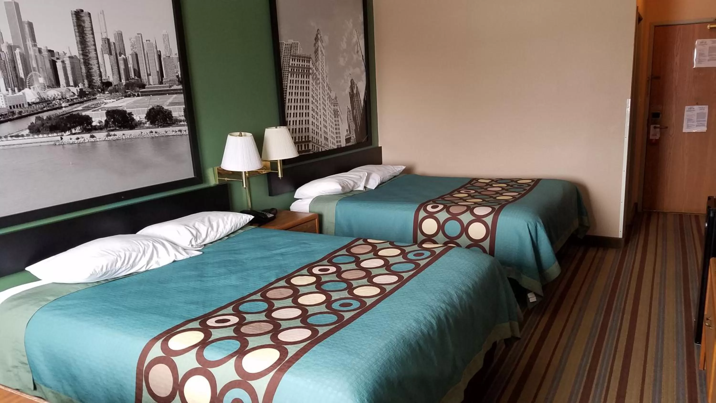 Queen Room with Two Queen Beds - Smoking in Super 8 by Wyndham Pontoon Beach IL/St. Louis MO Area