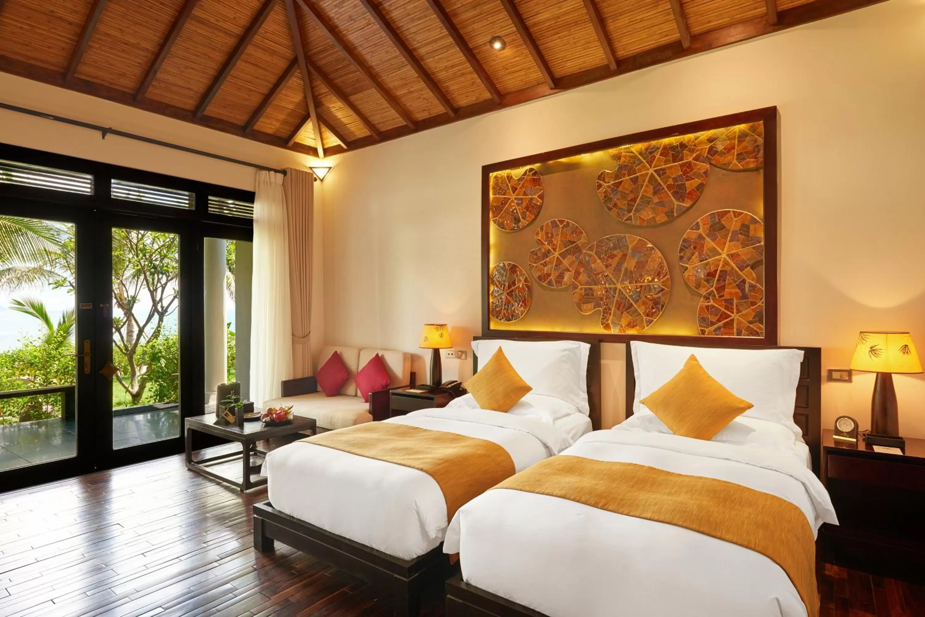 Premier Deluxe Twin Villa Ocean View in Amiana Resort Nha Trang