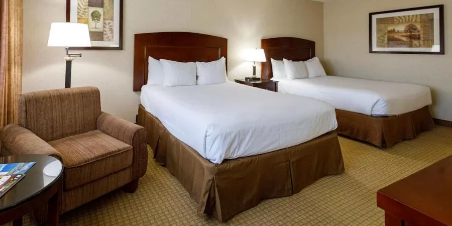 Queen Room with Two Queen Beds - Disability Access in Maverick Hotel and Casino by Red Lion Hotels