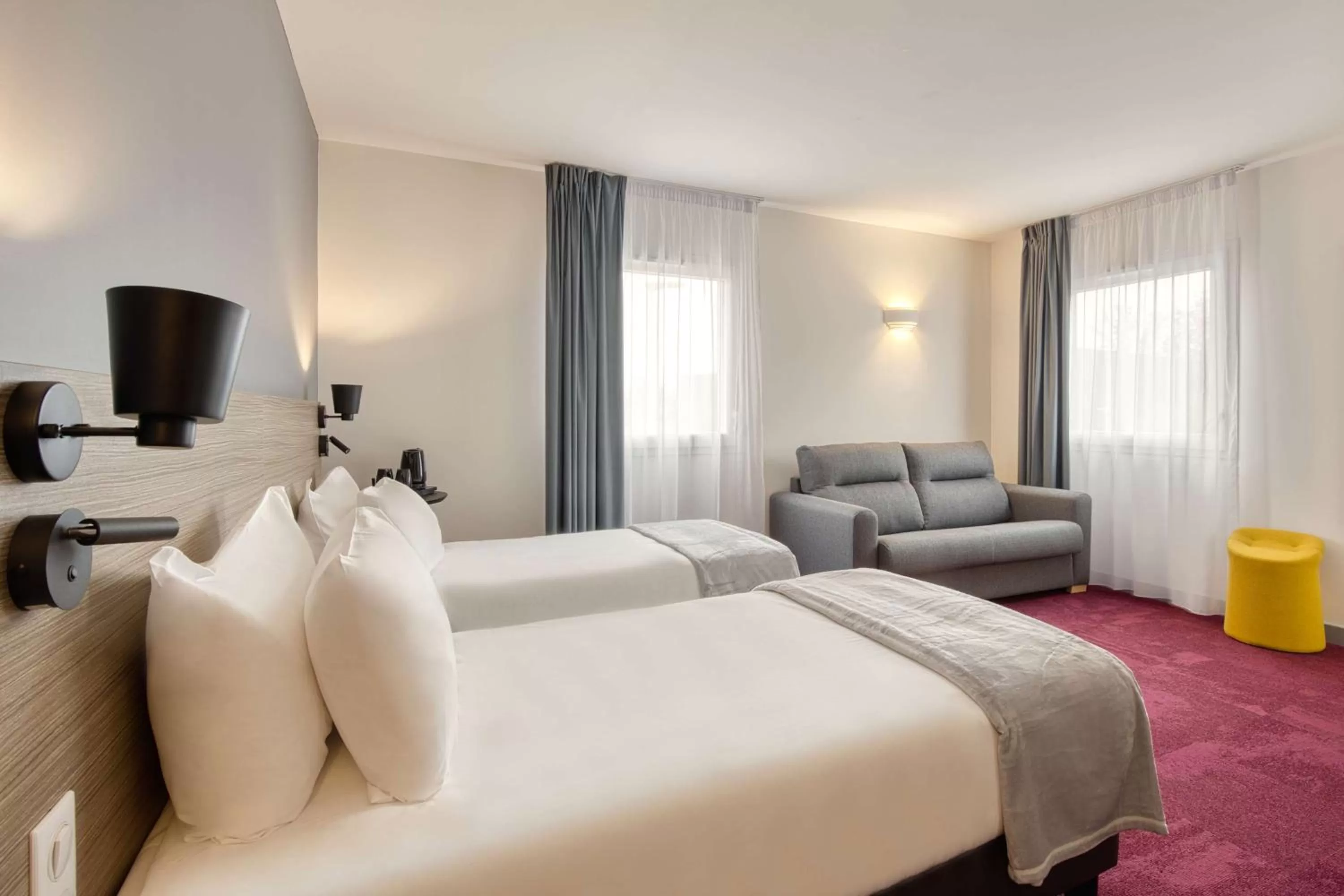 Family Room with Sofa Bed - Non-Smoking in Sure Hotel by Best Western Les Portes de Montauban