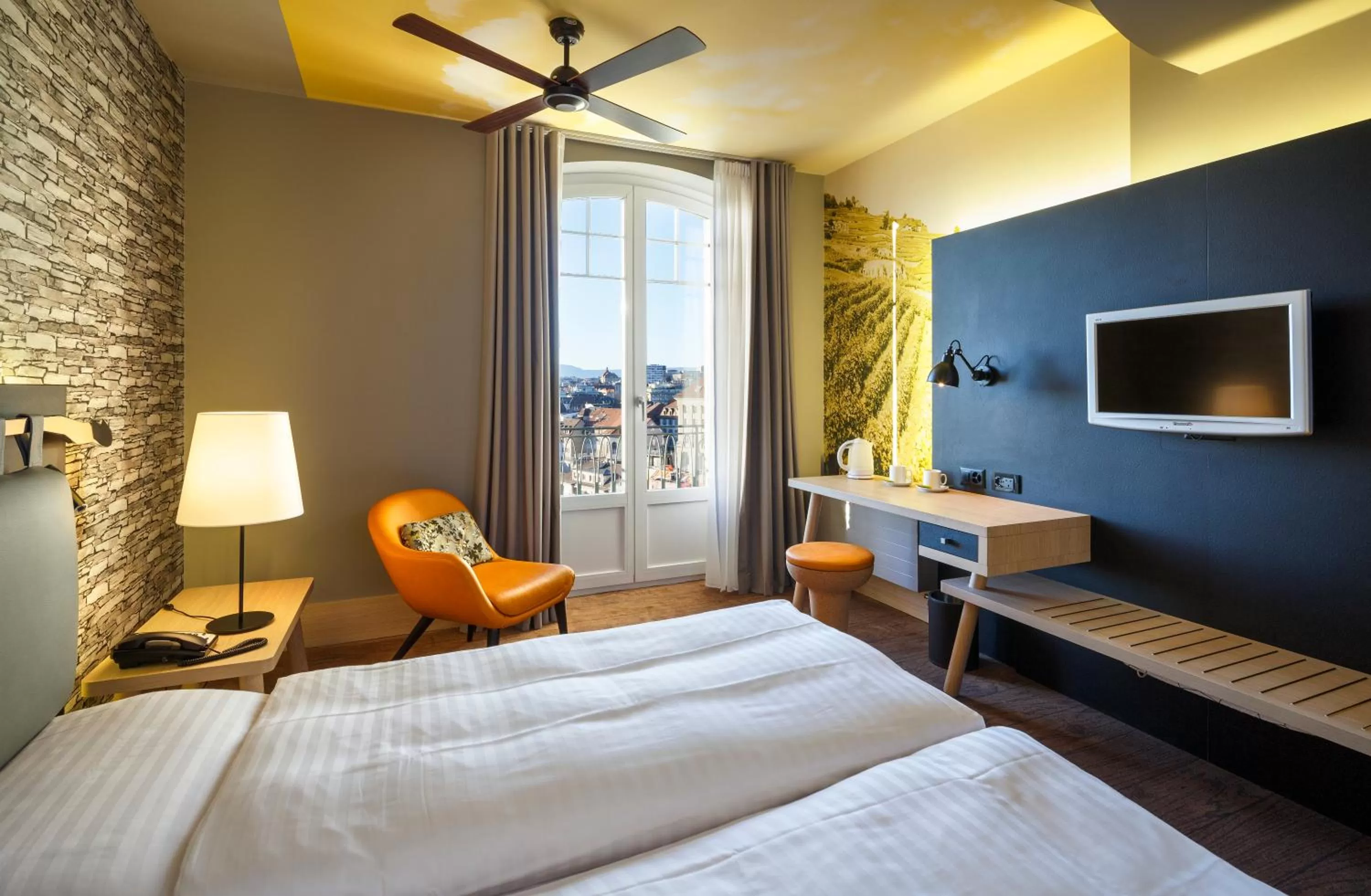 Superior Double or Twin Room - single occupancy in Swiss Wine by Fassbind