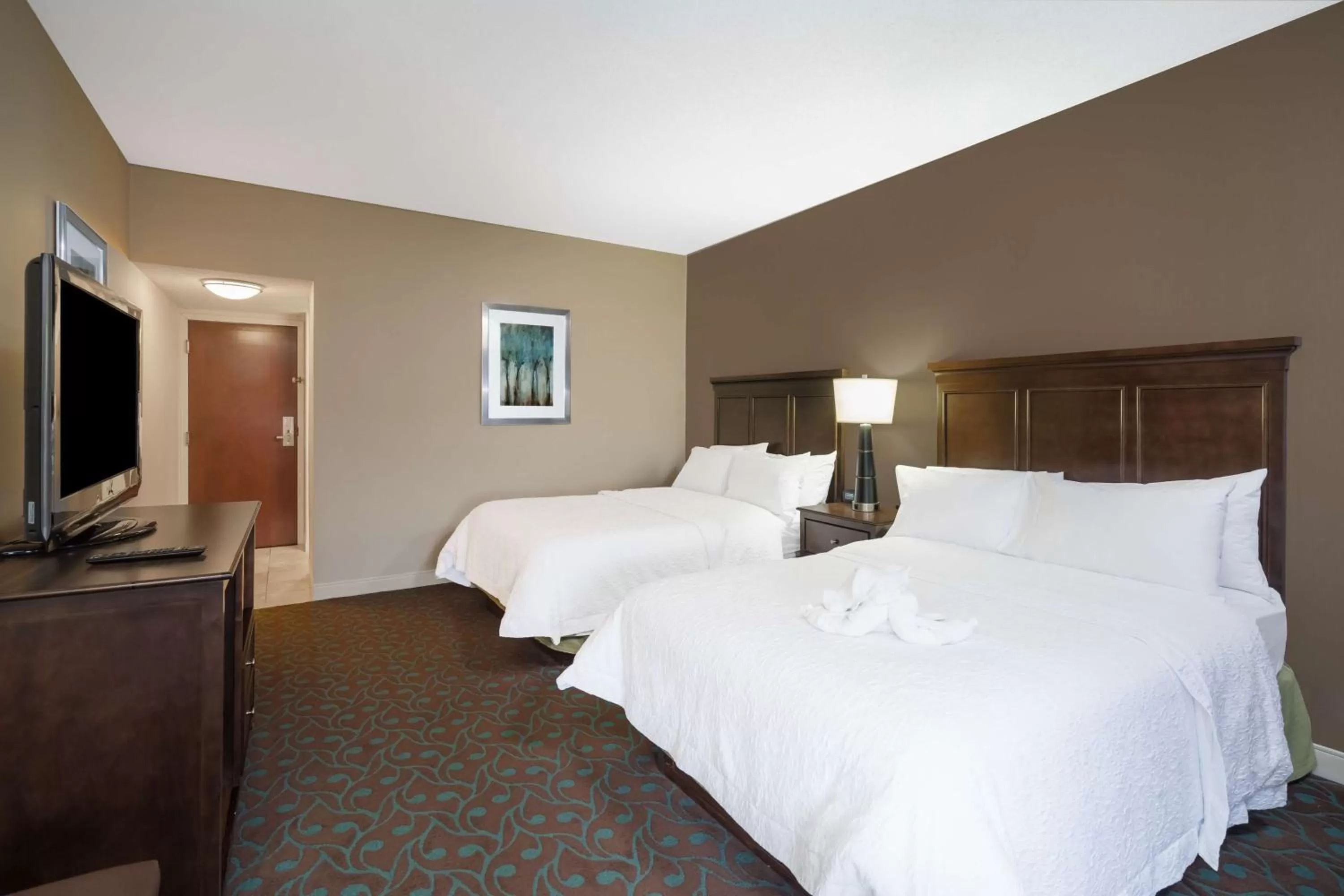 Double Room with Tub - Mobility and Hearing Accessible/Non-Smoking in Hampton Inn Terre Haute