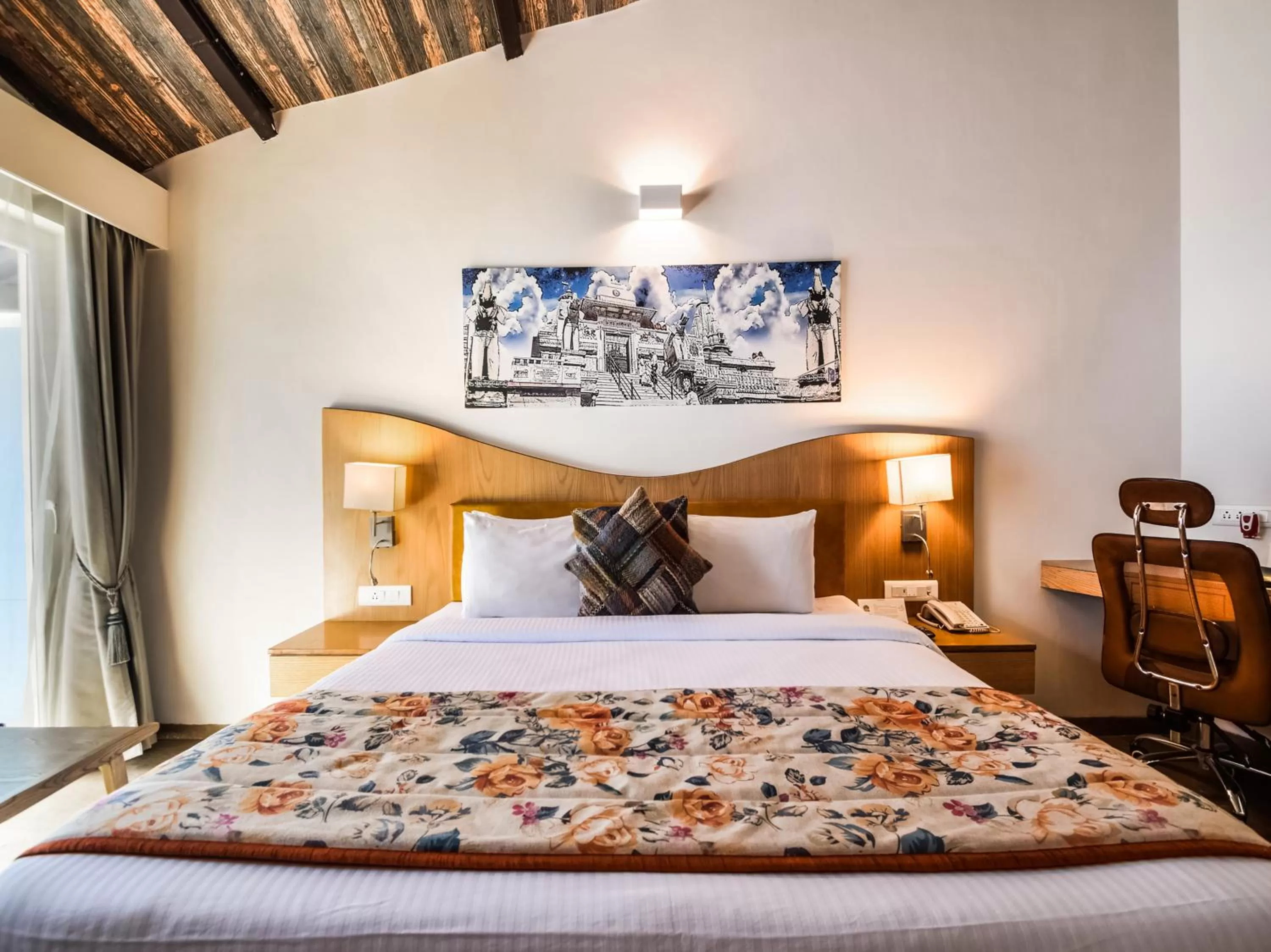 Pool Side Patang Cottage with open to Sky Hot Tub and Separate Sitting Area - single occupancy in Bamboo Saa Resort & Spa - Udaipur