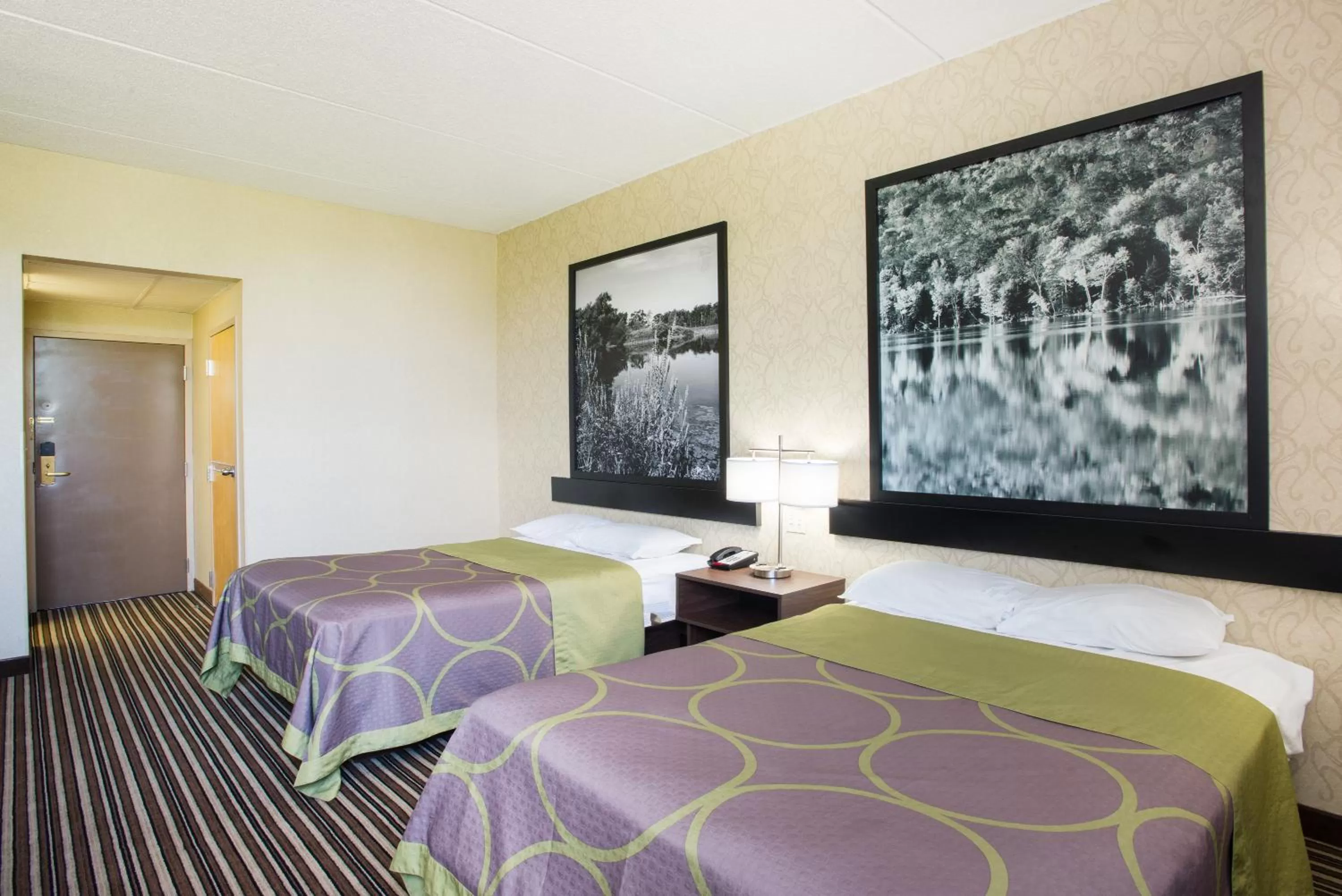 Double Room with Two Double Beds - Non-Smoking in Super 8 by Wyndham Plattsburgh