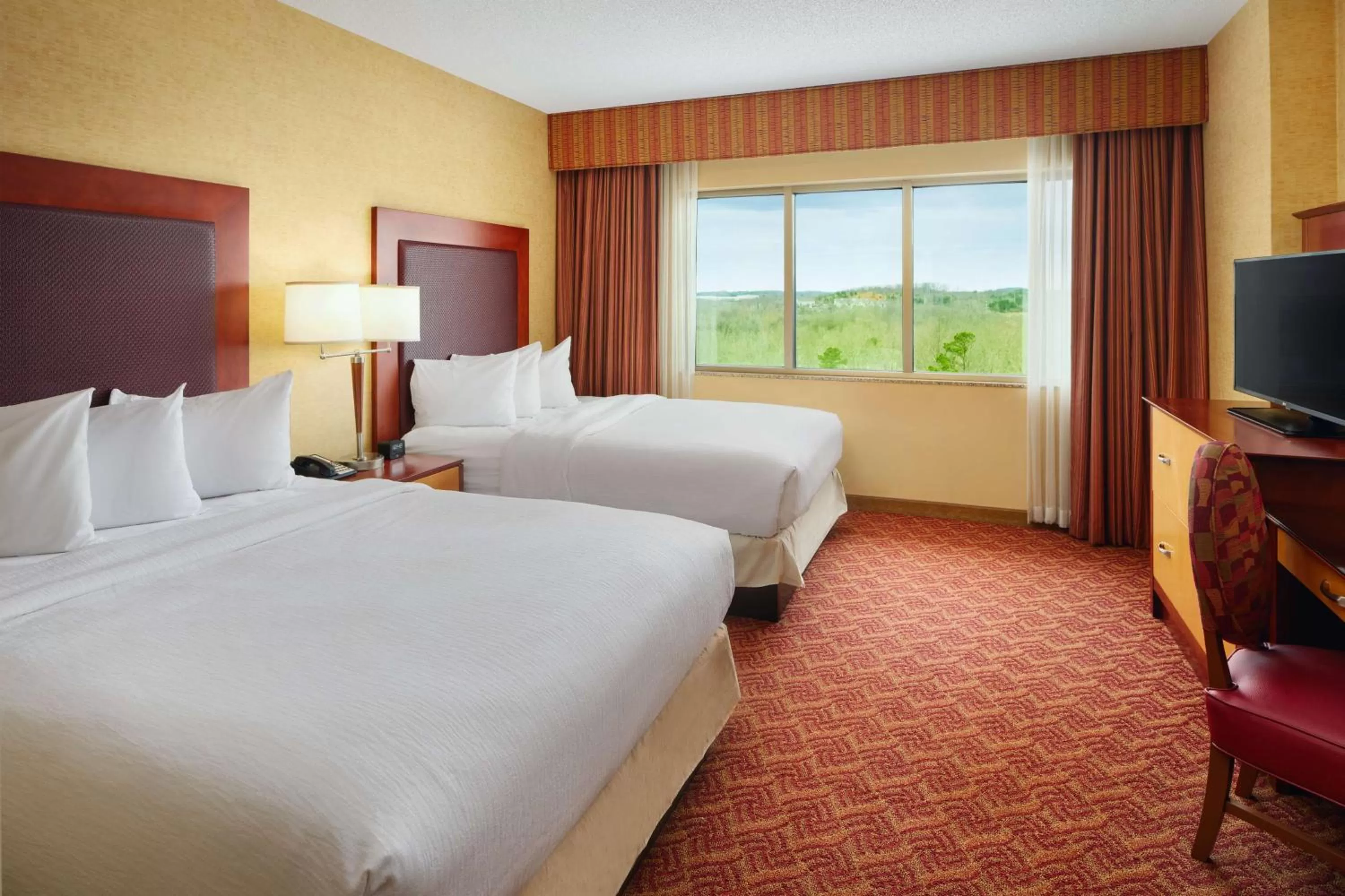 Premium Queen Suite with Two Queen Beds - Non-Smoking in Embassy Suites by Hilton Charlotte Concord Golf Resort & Spa