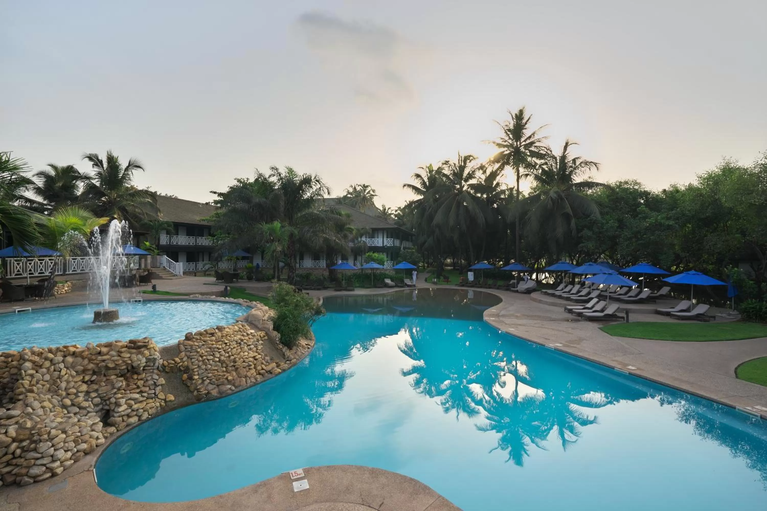 Property building in Labadi Beach Hotel