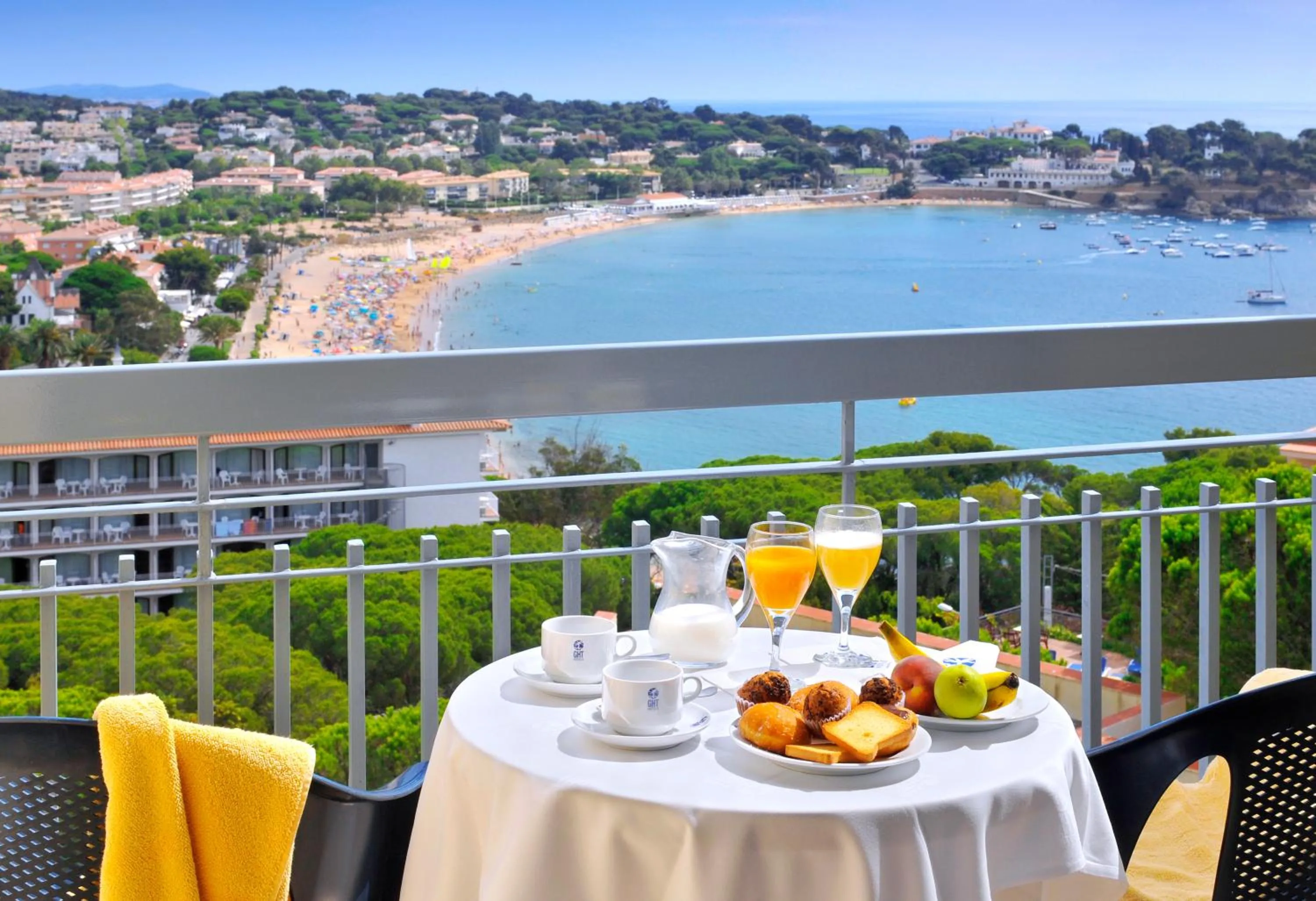 Double or Twin Room with Sea View and Balcony in GHT S'Agaró Mar Hotel
