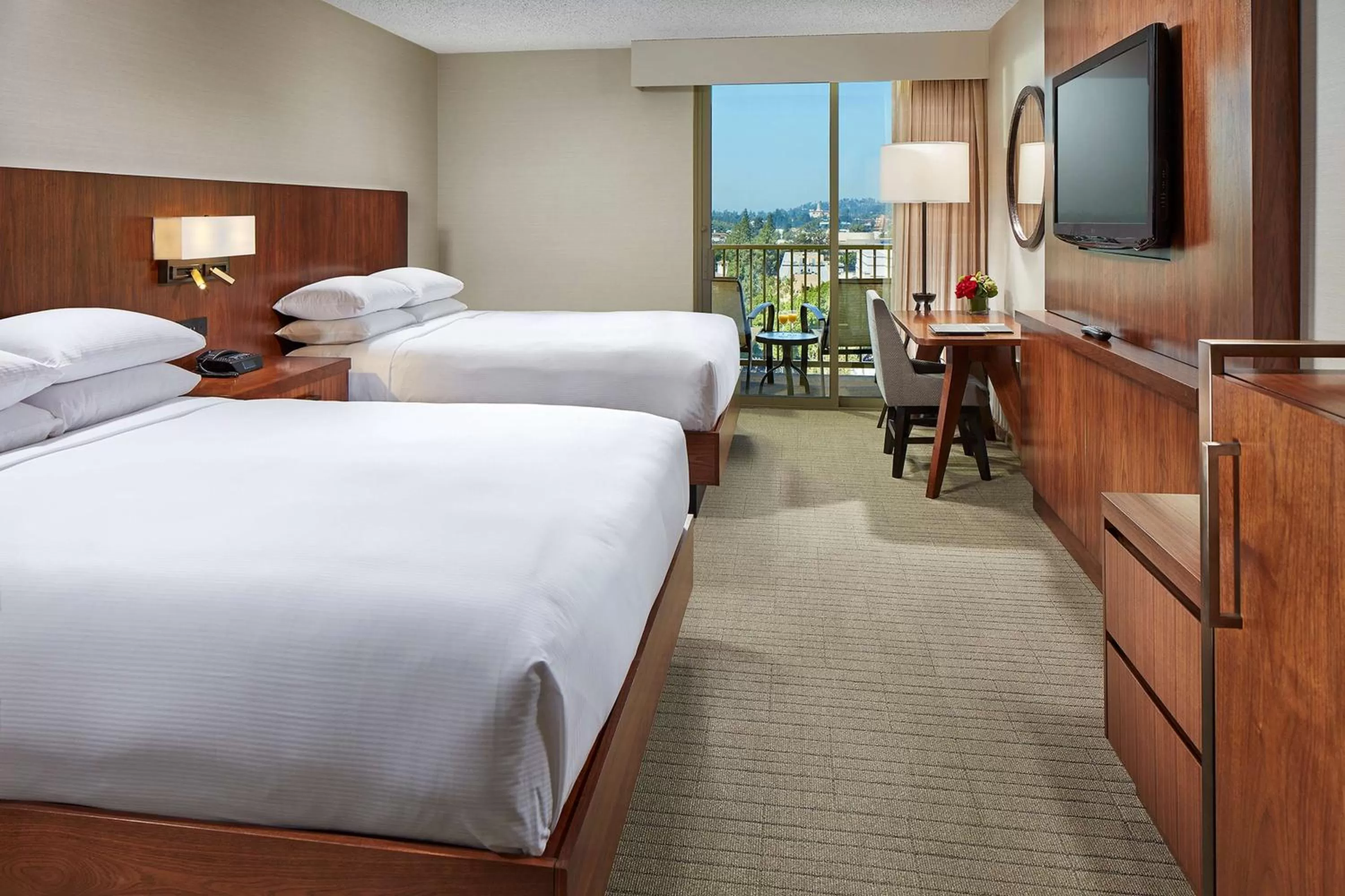 Deluxe Queen Room with Two Queen Beds in Hilton Pasadena