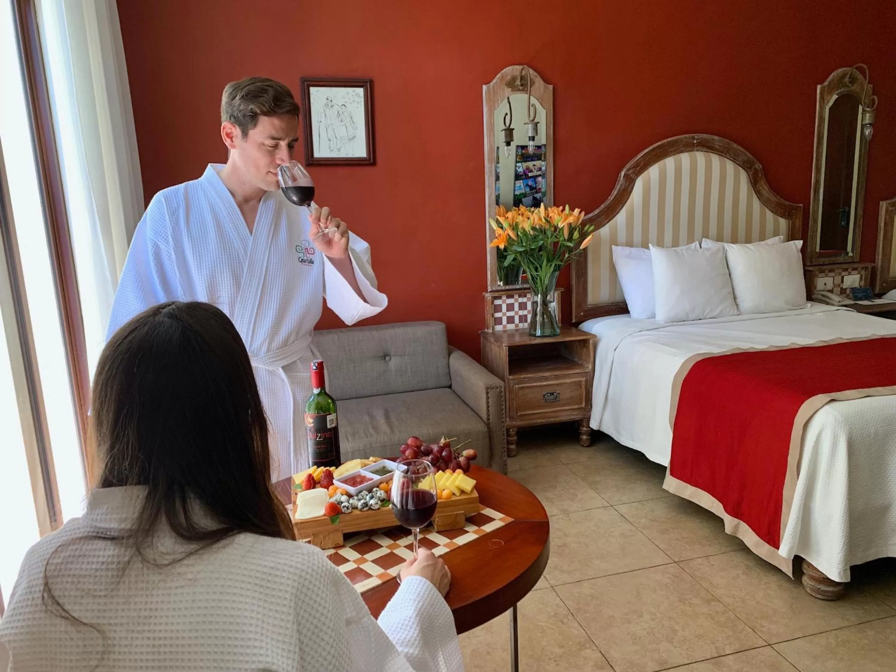 Double or Twin Room with Garden View in Casa Italia Luxury Guest House - Adults Only