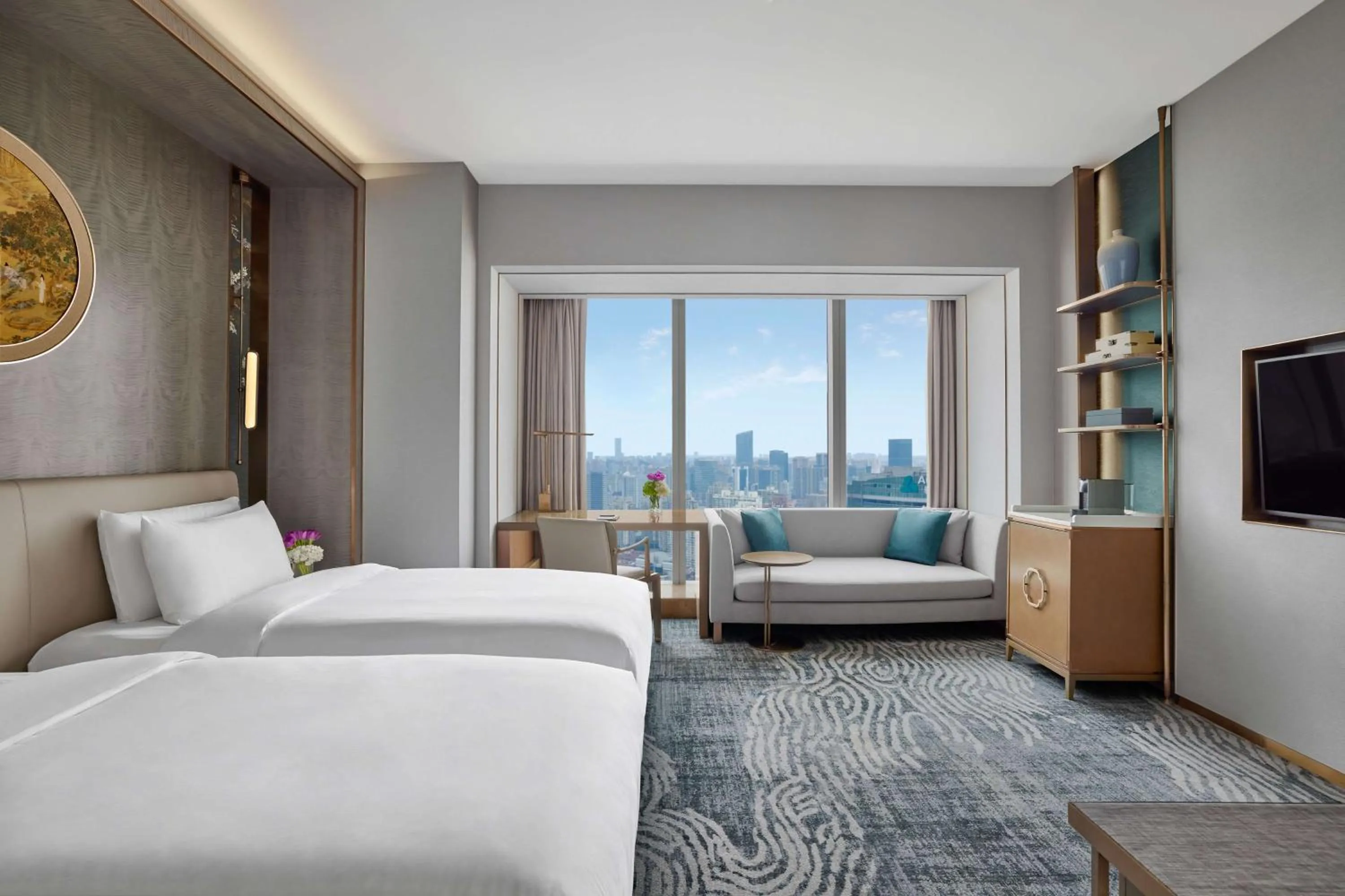 Deluxe Twin Room High Floor in Conrad Shanghai