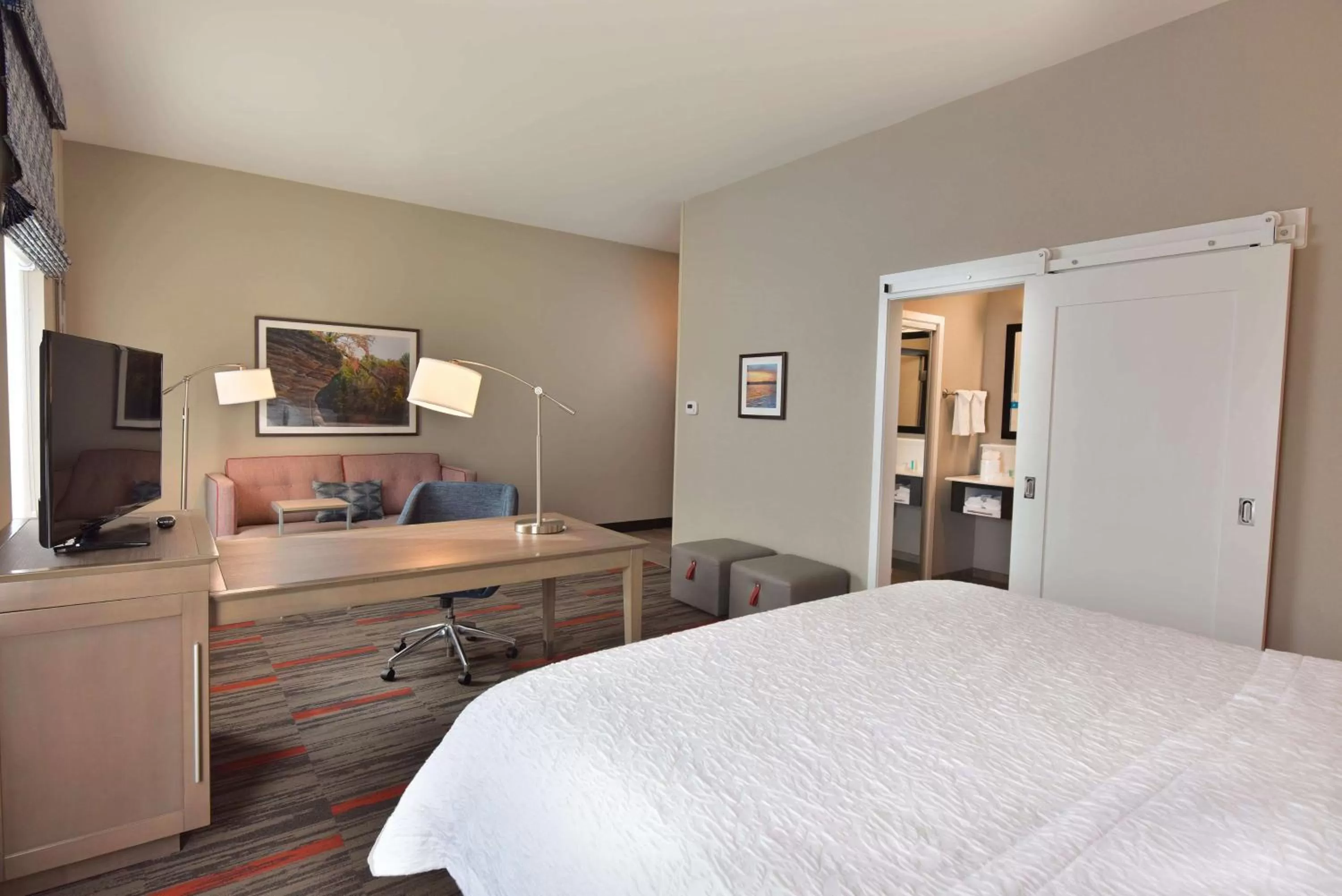 King Studio Suite - Non Smoking in Hampton Inn and Suites at Wisconsin Dells Lake Delton