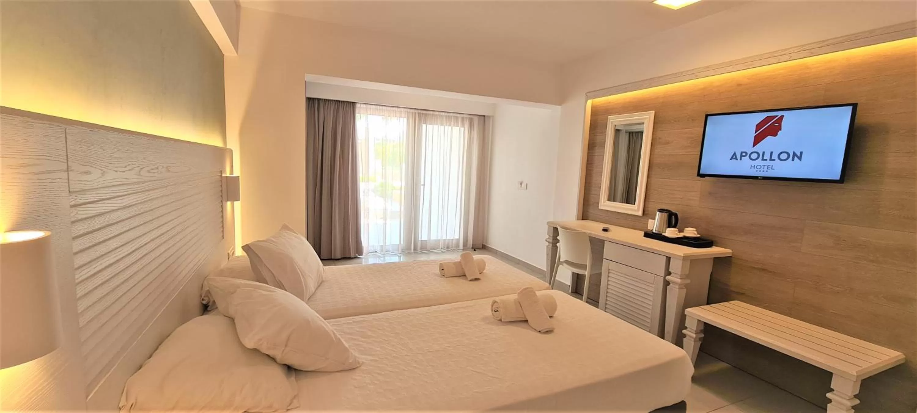 Family Room with Garden View in Apollon Hotel