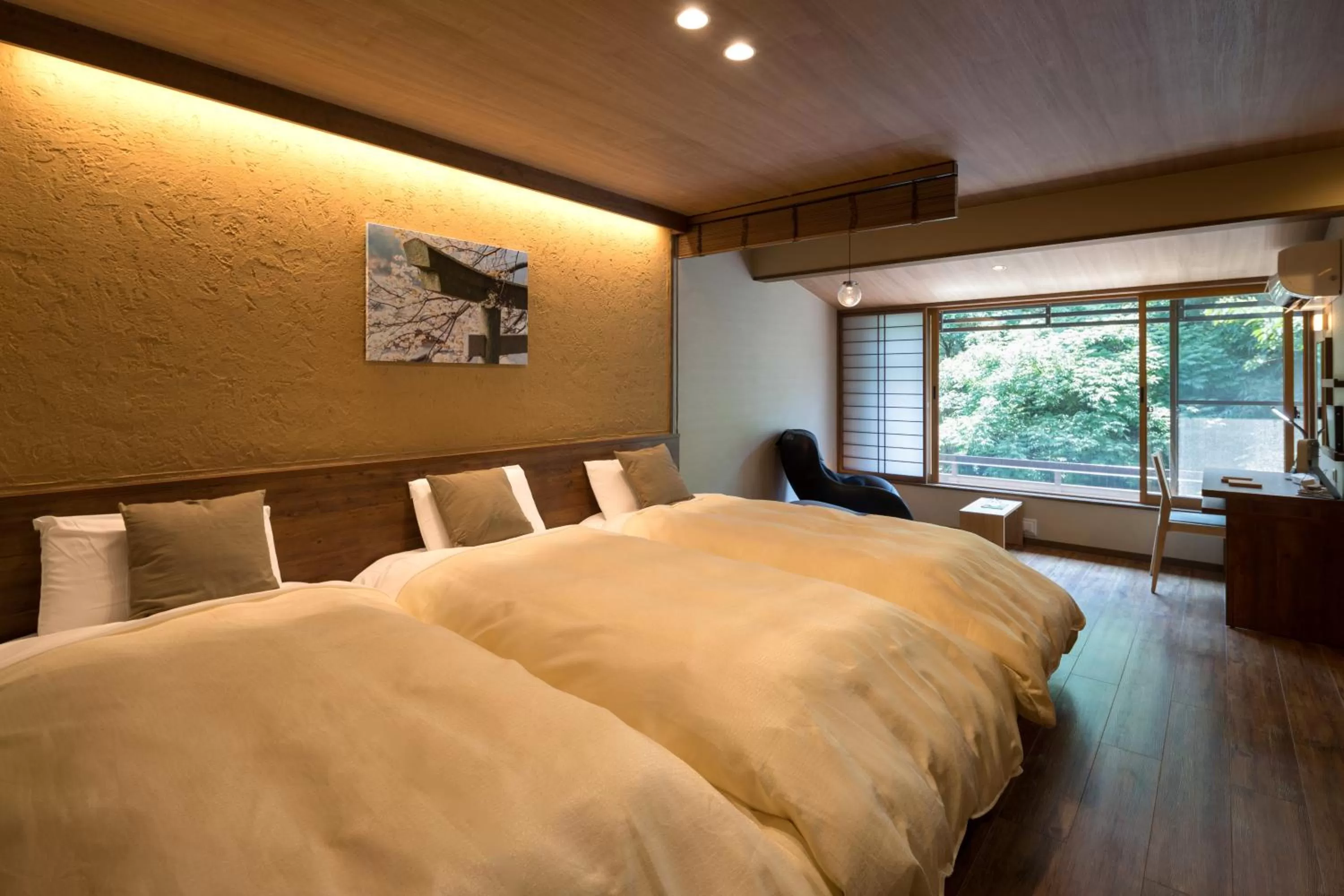 Triple Room with Mountain View in Hotel Miyajima Villa