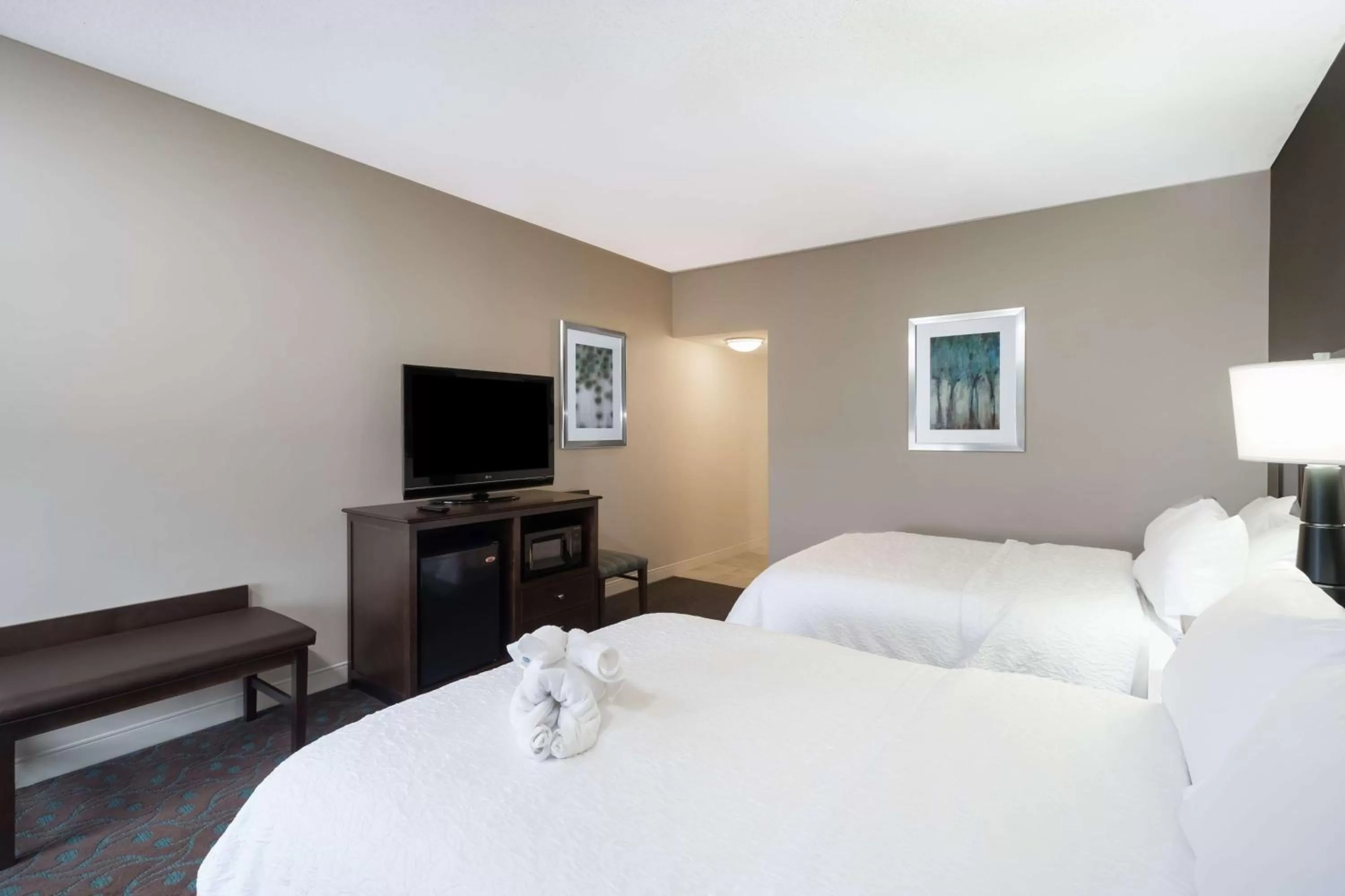 Double Room with Two Double Beds - Non-Smoking in Hampton Inn Terre Haute