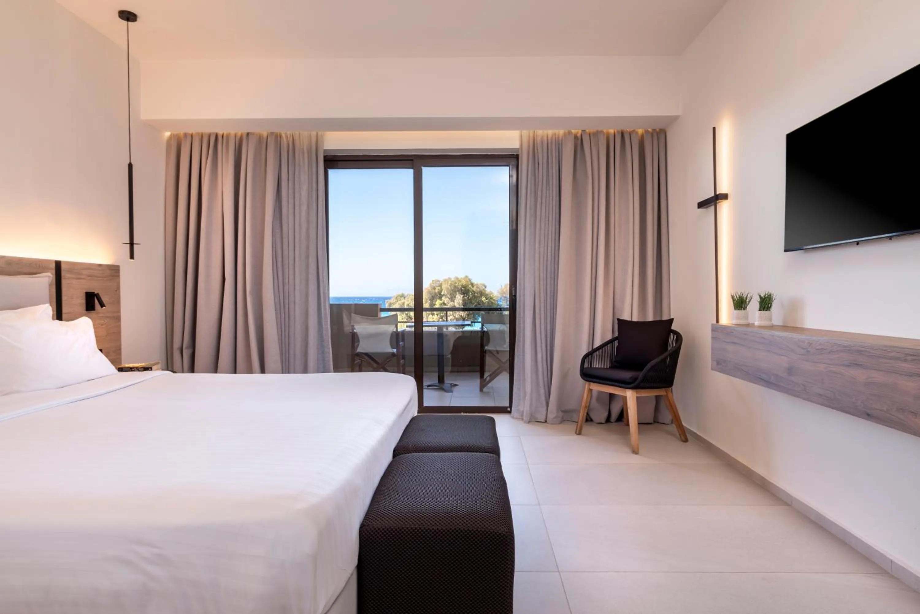 Double Room with Sea View in D'Andrea Mare Beach Hotel