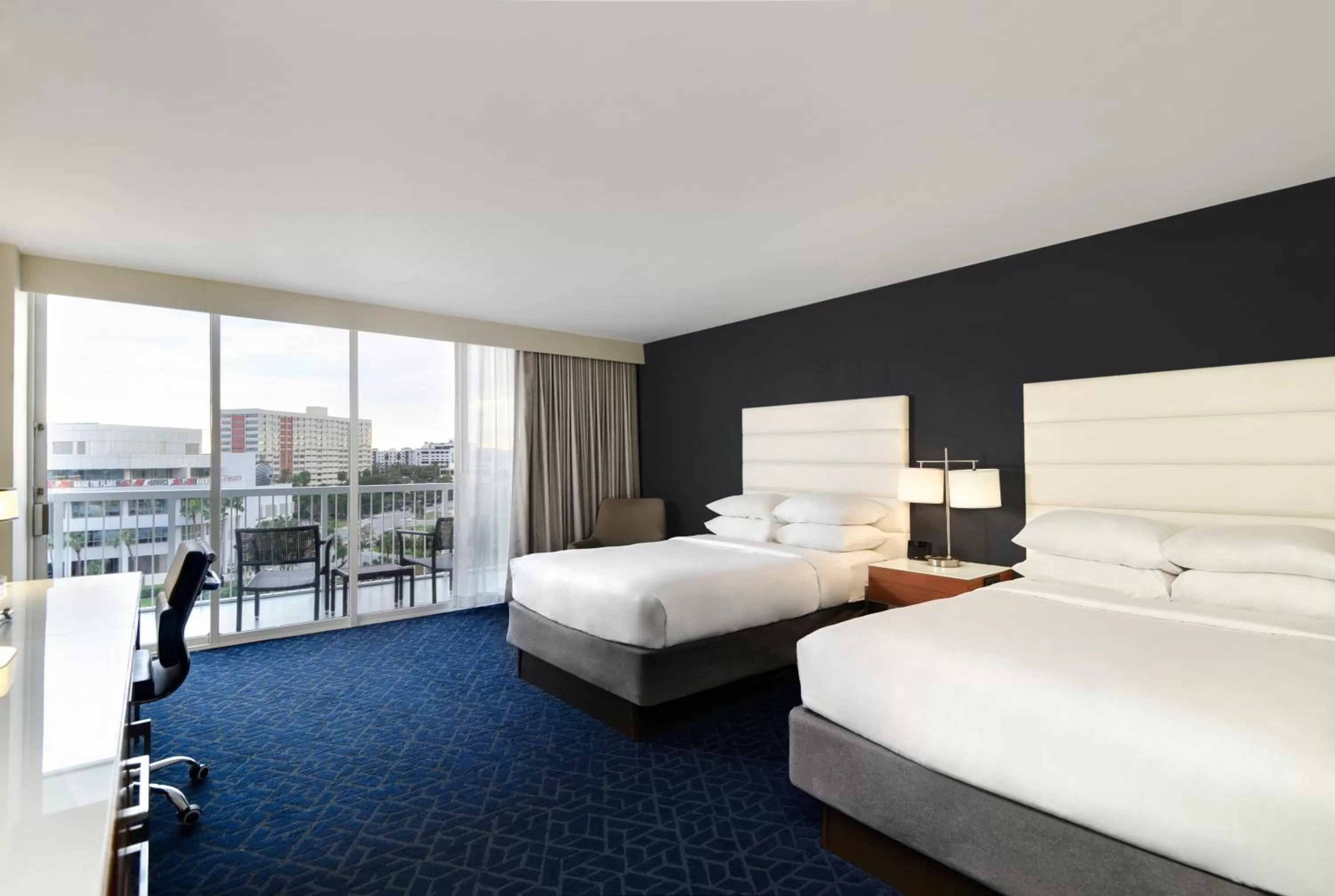 Accessible River View Double Double With Balcony in Hotel Tampa Riverwalk