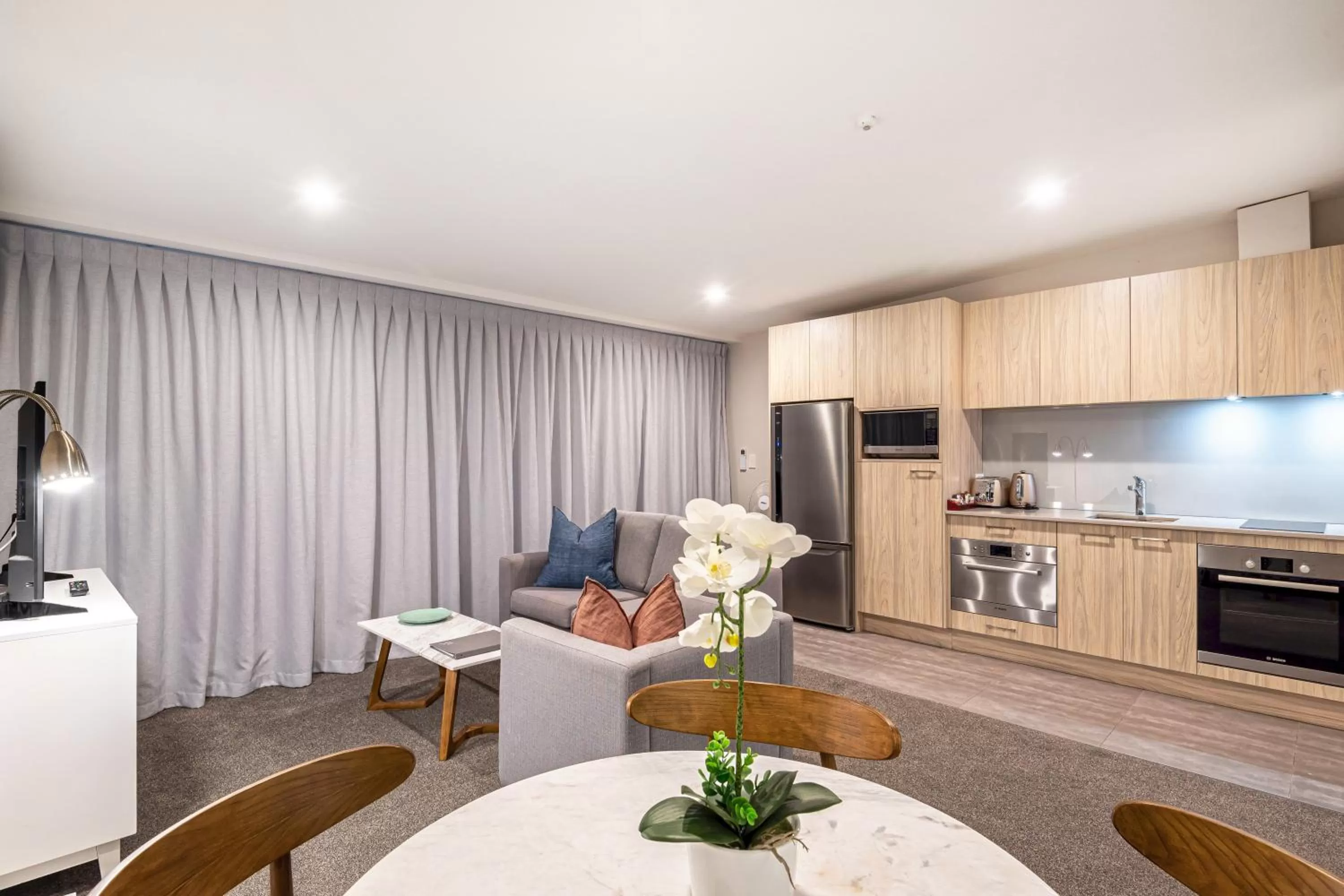 OPEN-PLAN TWIN SINGLE APARTMENT in FERNZ Motel & Apartments Birkenhead