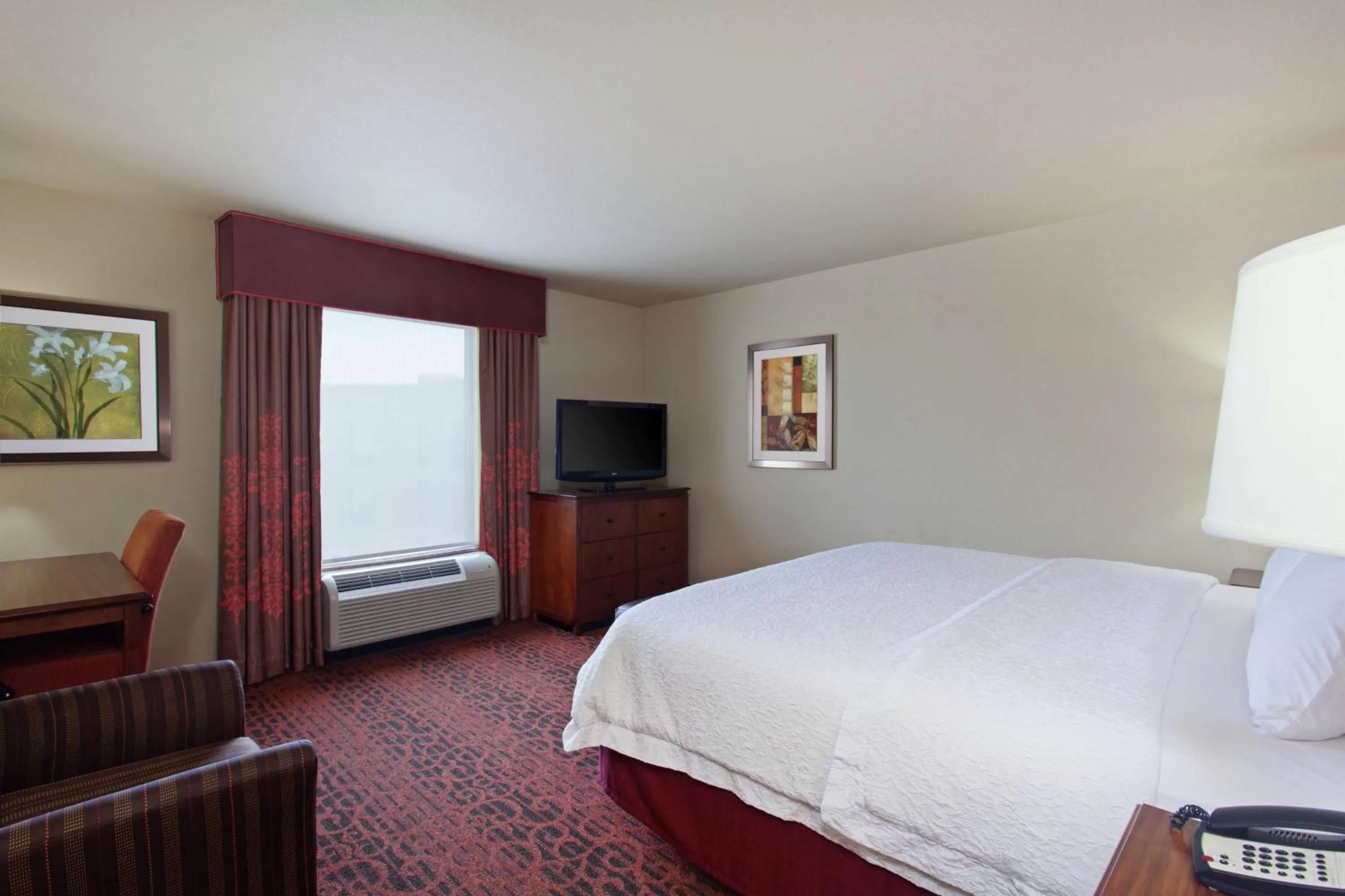 King Room with Roll-In Shower - Disability Access in Hampton Inn and Suites Seattle - Airport / 28th Avenue