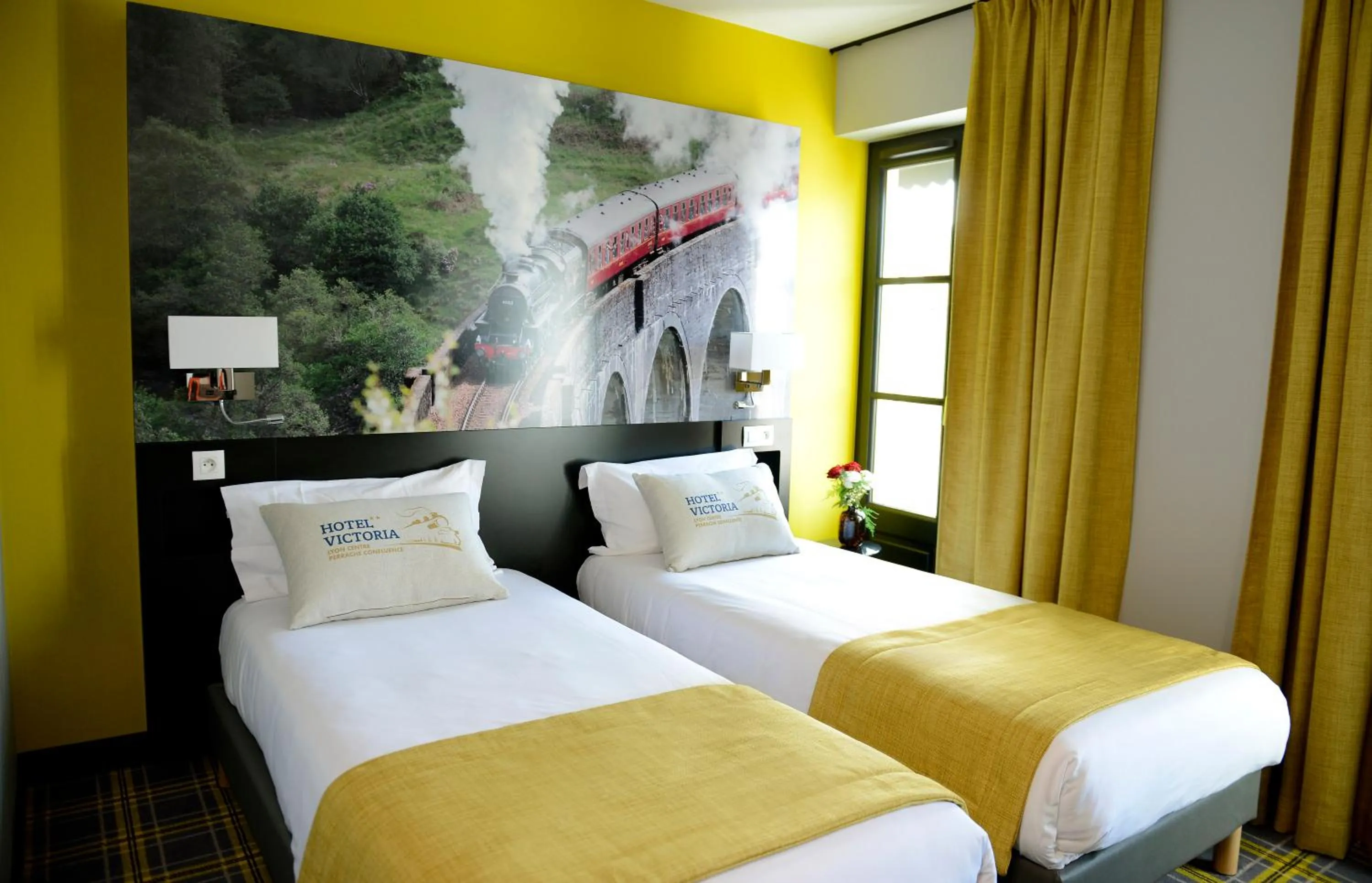 Twin Room in Hotel Victoria Lyon Perrache Confluence